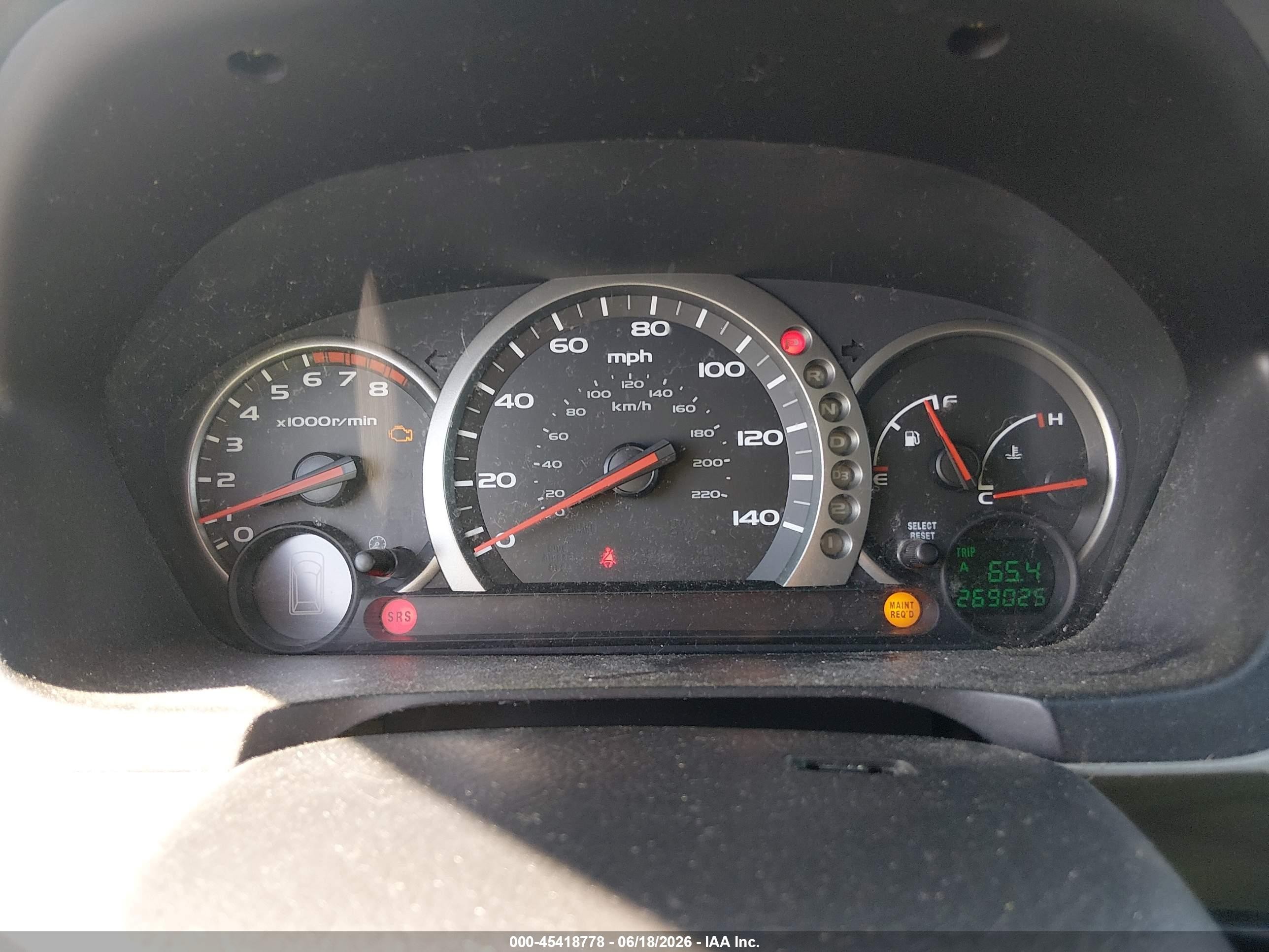 2003 Honda Pilot Ex-l Gray vin: 2HKYF185X3H580386