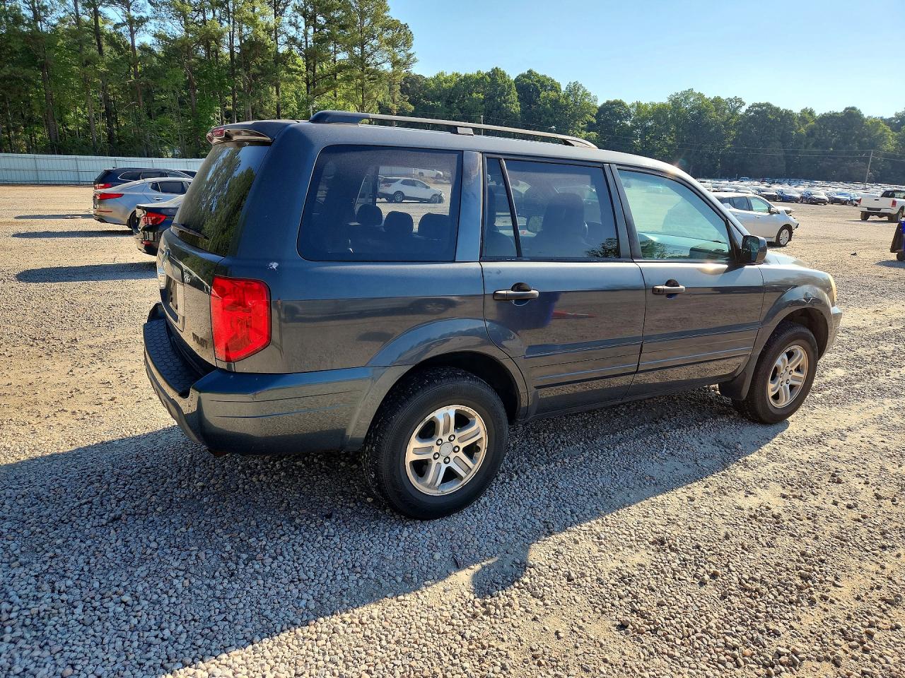 2003 Honda Pilot Exl Gray vin: 2HKYF185X3H584308
