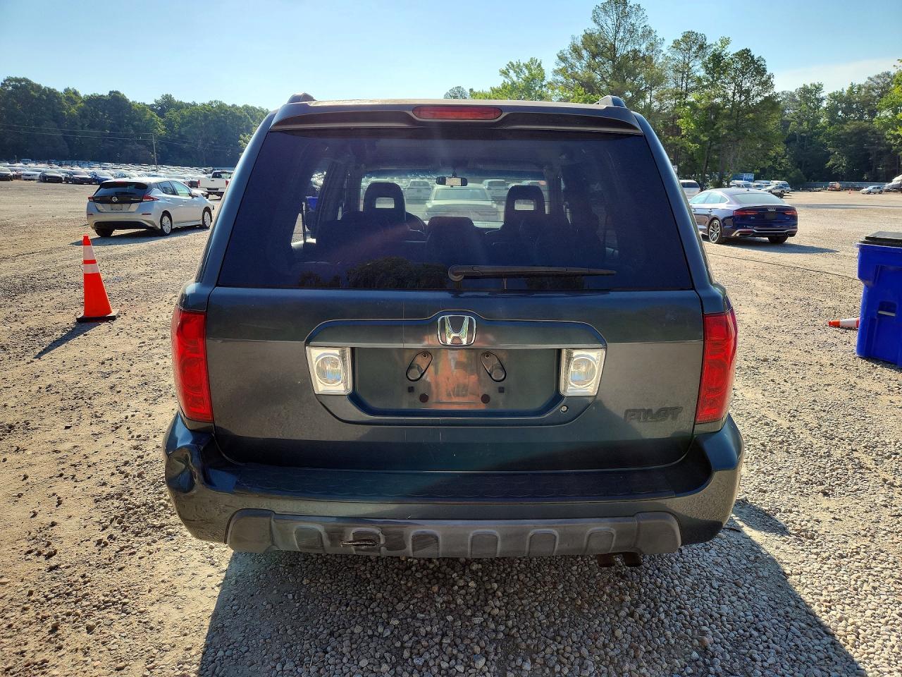 2003 Honda Pilot Exl Gray vin: 2HKYF185X3H584308