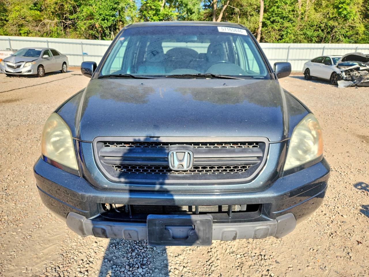 2003 Honda Pilot Exl Gray vin: 2HKYF185X3H584308