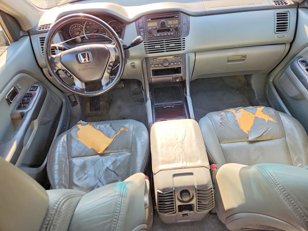 2003 Honda Pilot Exl Gray vin: 2HKYF185X3H584308