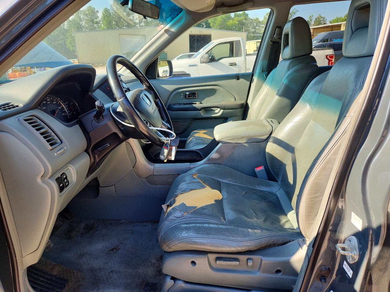2003 Honda Pilot Exl Gray vin: 2HKYF185X3H584308