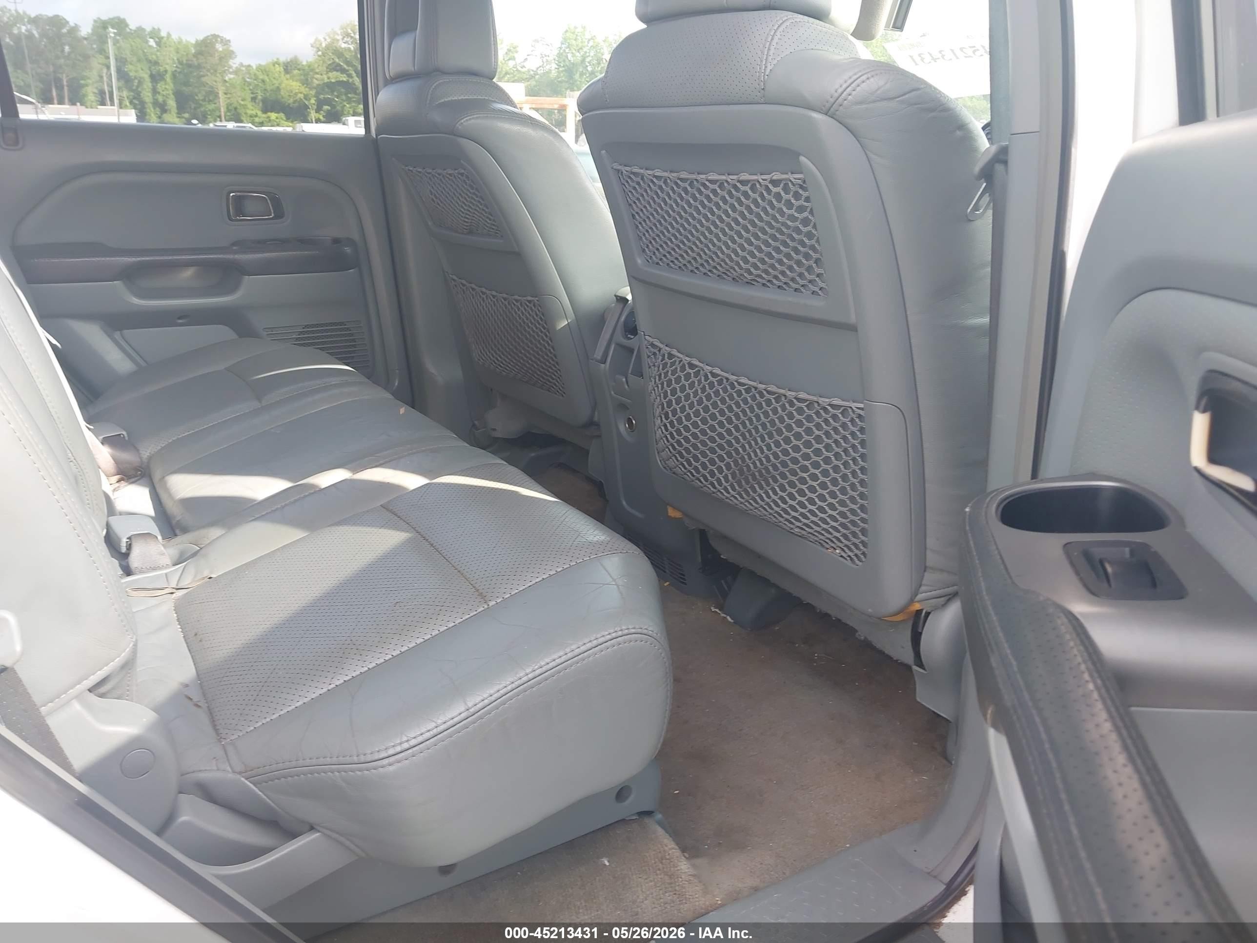 2003 Honda Pilot Ex-l Белый vin: 2HKYF185X3H592120