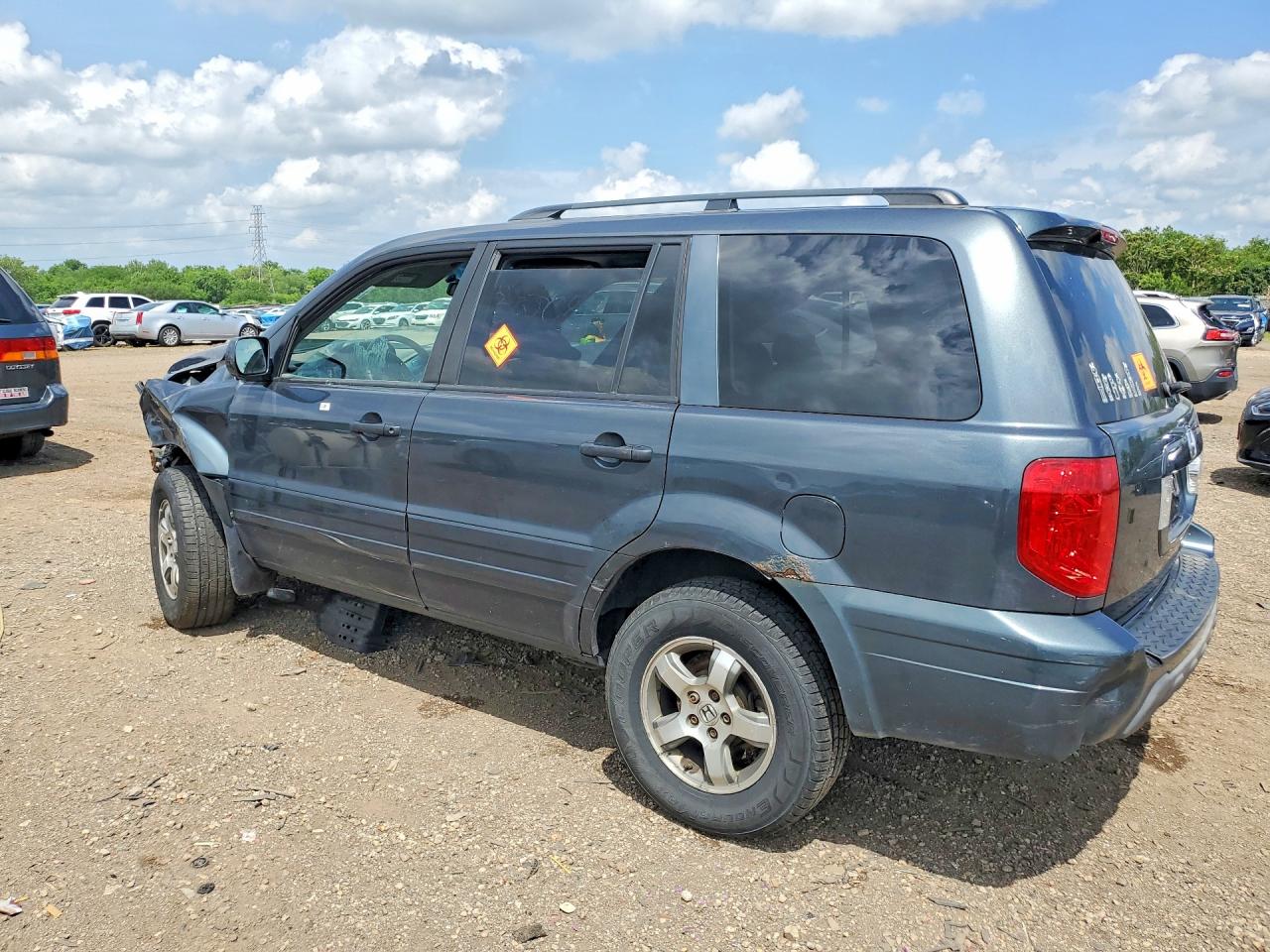 2004 Honda Pilot Exl Charcoal vin: 2HKYF185X4H536356