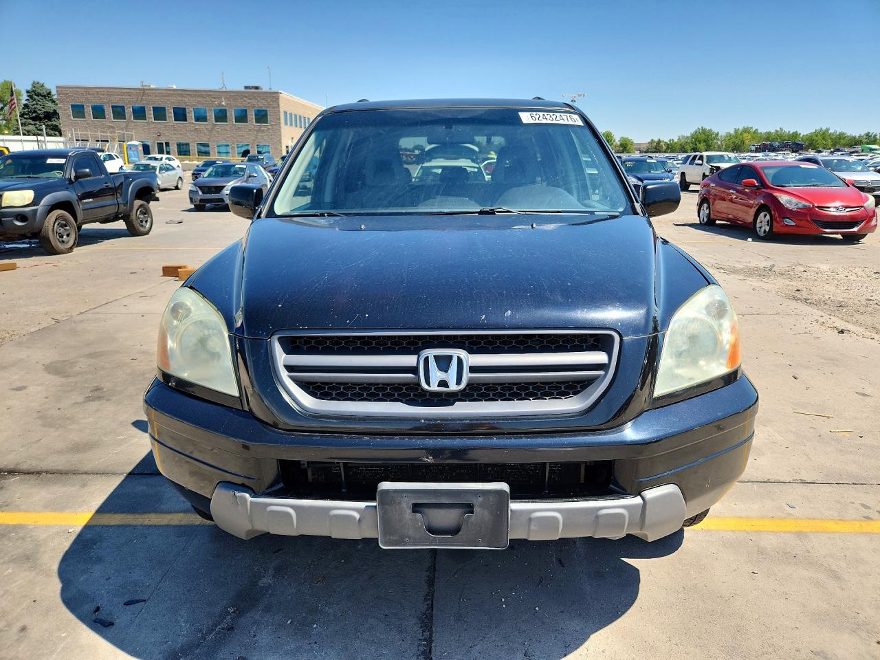 2004 Honda Pilot Exl Black vin: 2HKYF185X4H581670