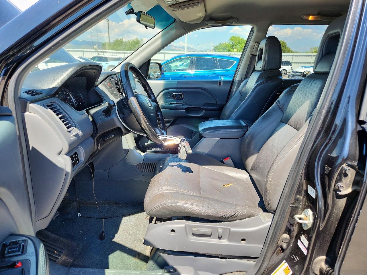 2004 Honda Pilot Exl Black vin: 2HKYF185X4H581670
