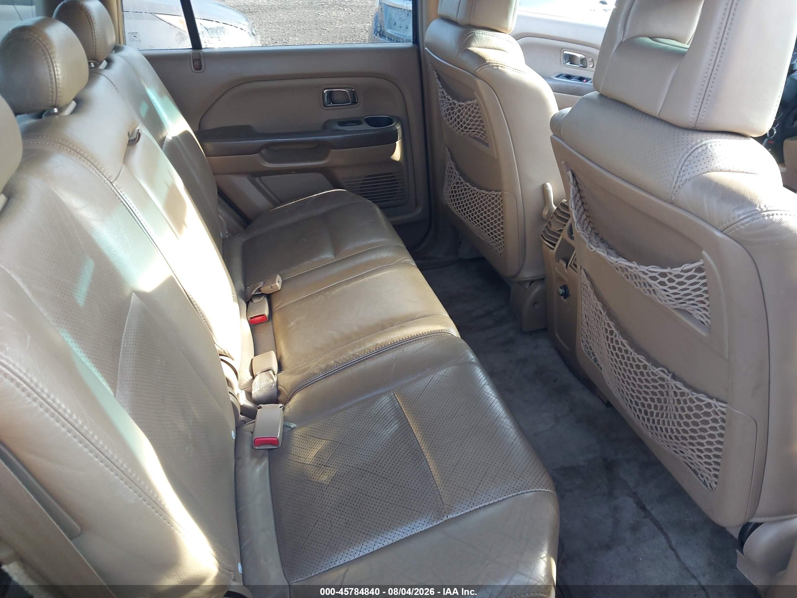 2004 Honda Pilot Ex-l Black vin: 2HKYF185X4H592569