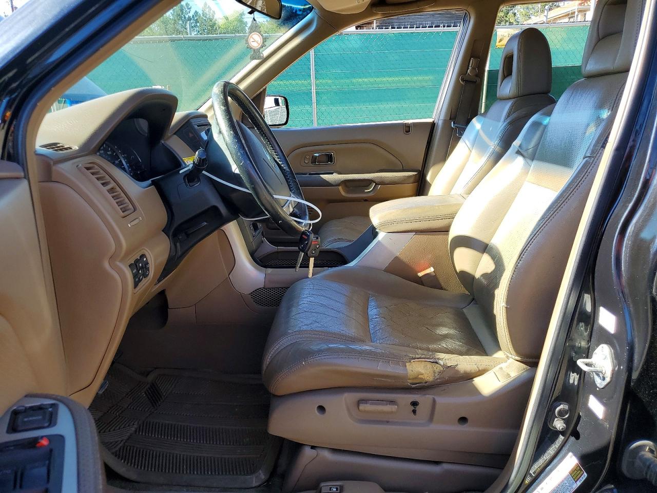 2005 Honda Pilot Exl Черный vin: 2HKYF185X5H512821