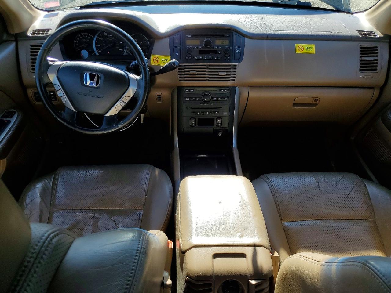2005 Honda Pilot Exl Черный vin: 2HKYF185X5H512821