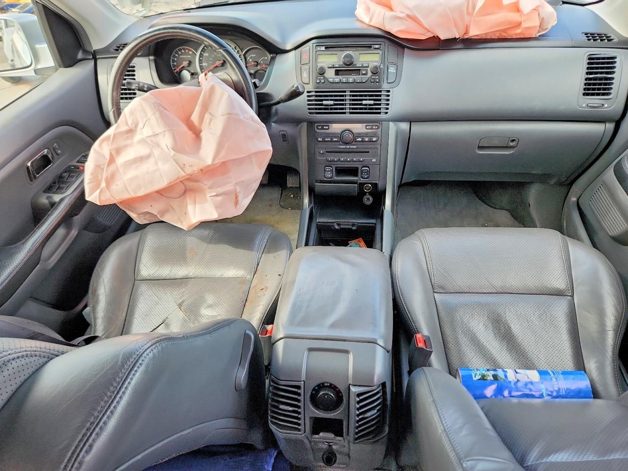 2005 Honda Pilot Exl Silver vin: 2HKYF185X5H515850