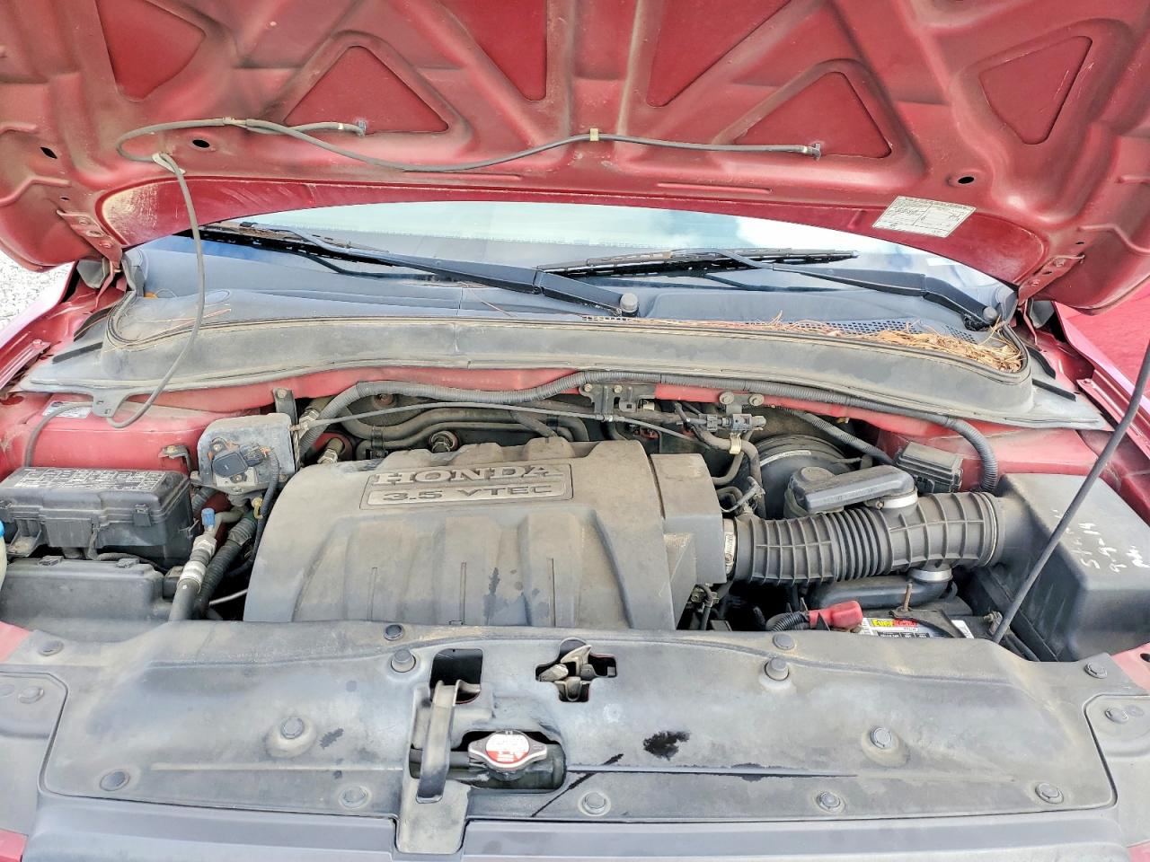 2005 Honda Pilot Exl Maroon vin: 2HKYF185X5H518666