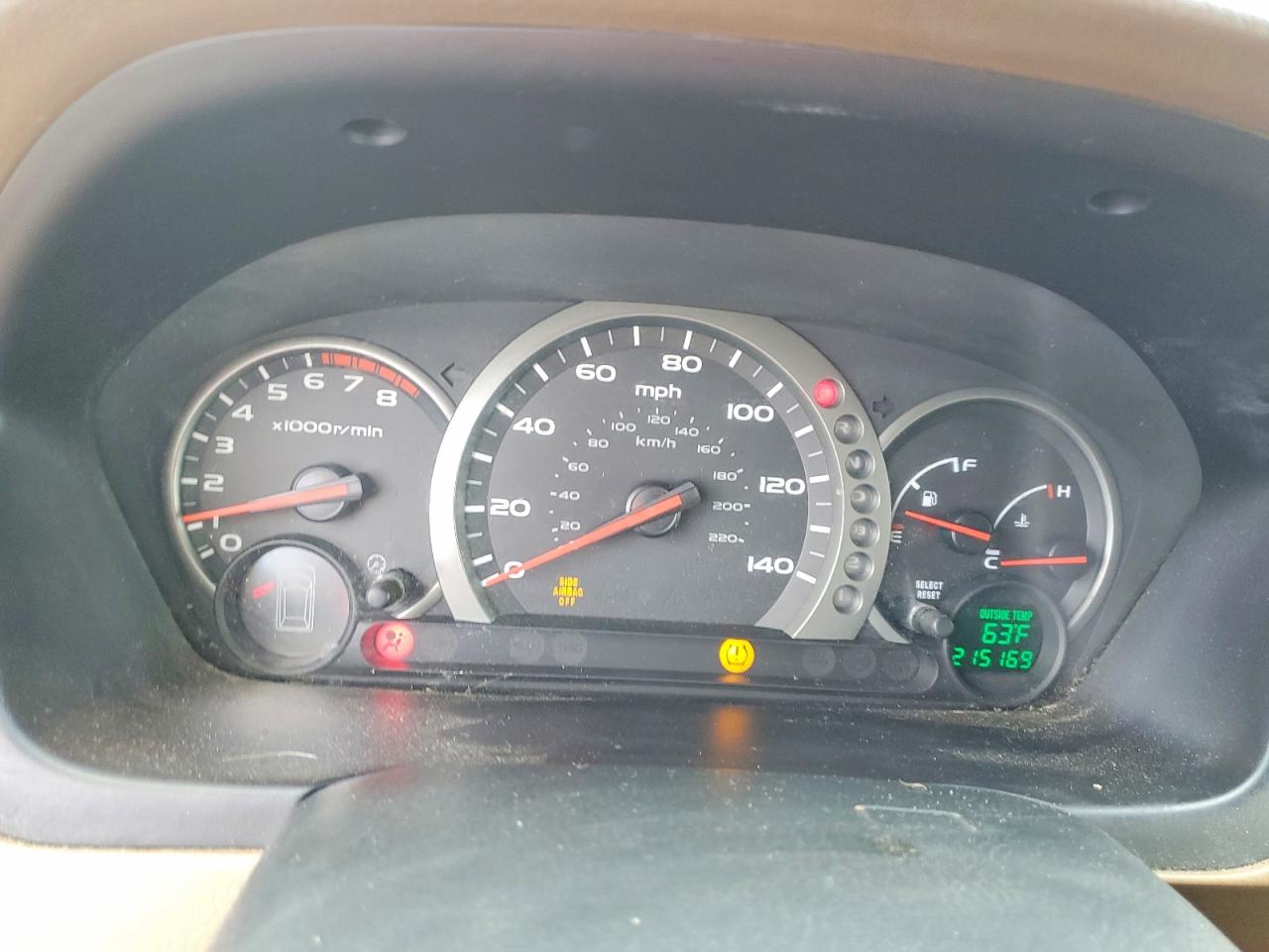 2005 Honda Pilot Exl Maroon vin: 2HKYF185X5H518666