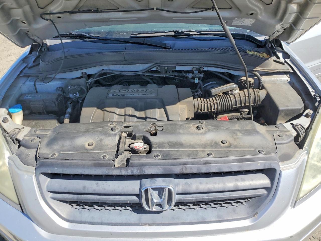 2005 Honda Pilot Exl Silver vin: 2HKYF185X5H551618