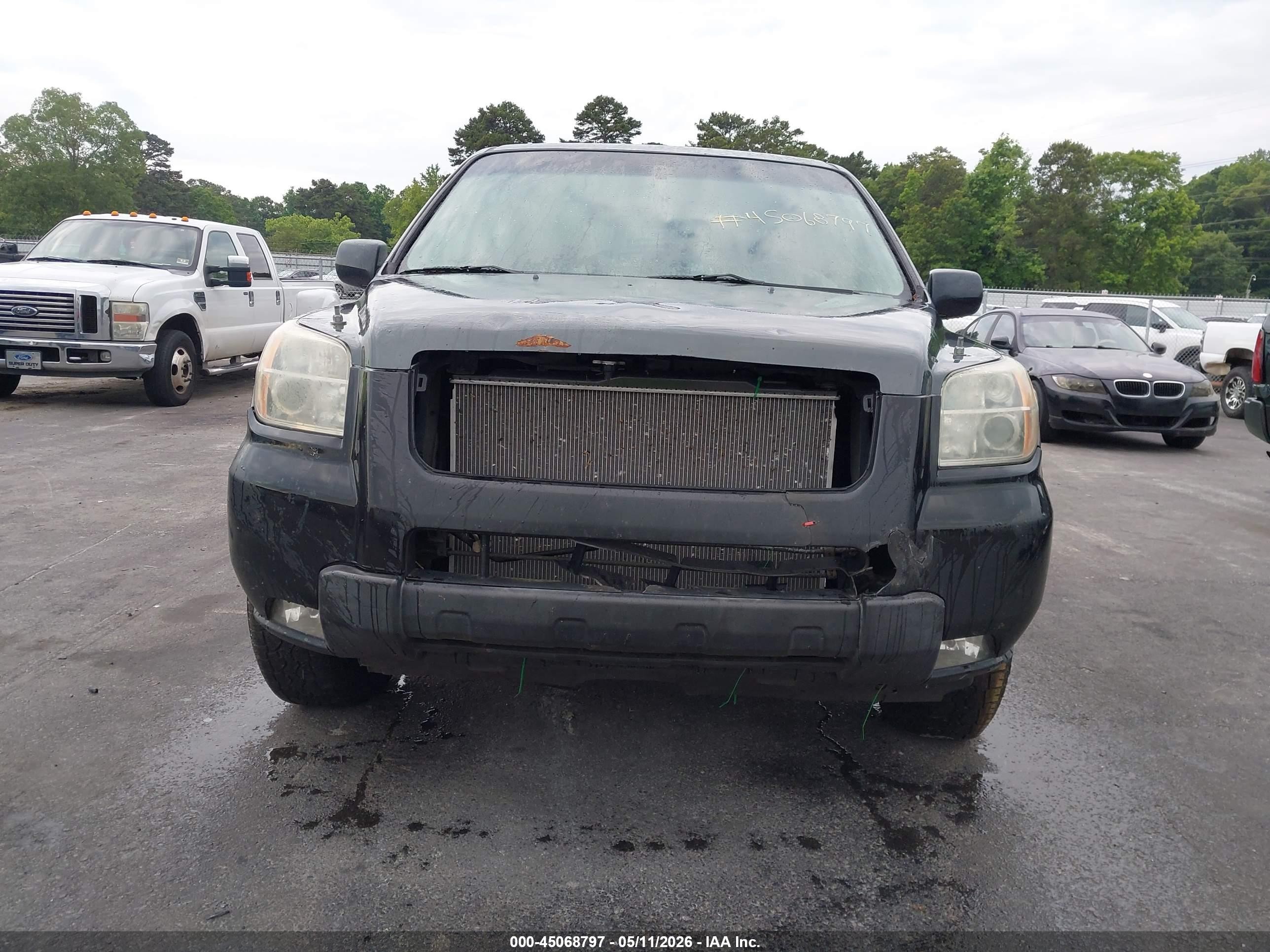 2006 Honda Pilot Ex-l Gray vin: 2HKYF185X6H556111