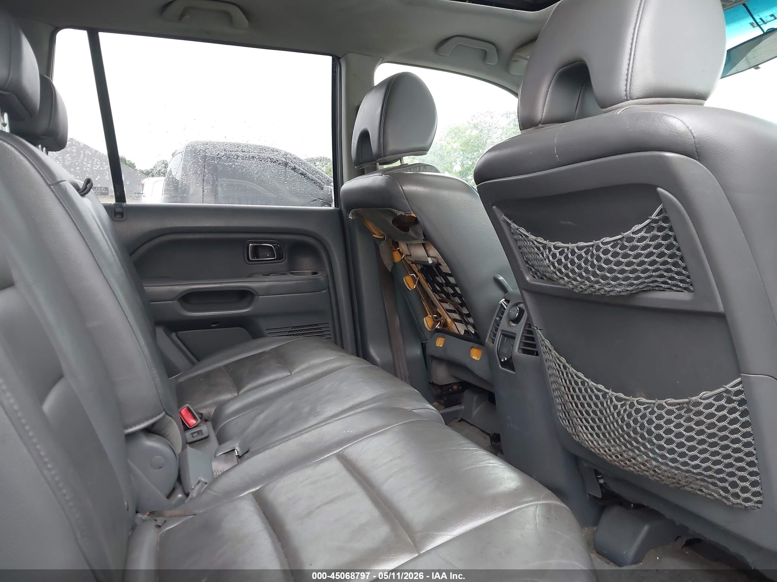2006 Honda Pilot Ex-l Gray vin: 2HKYF185X6H556111