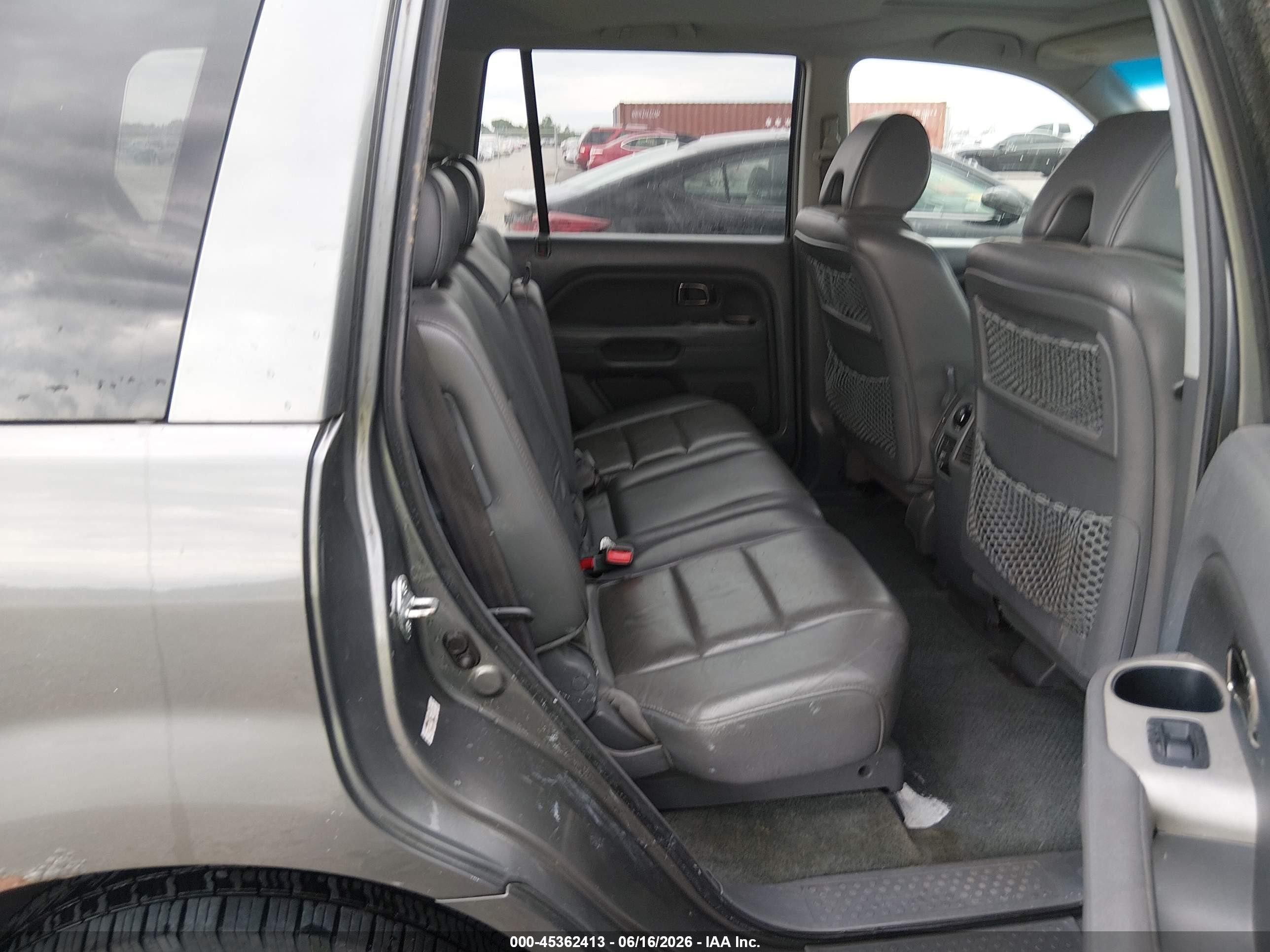 2007 Honda Pilot Ex-l Gray vin: 2HKYF185X7H516029