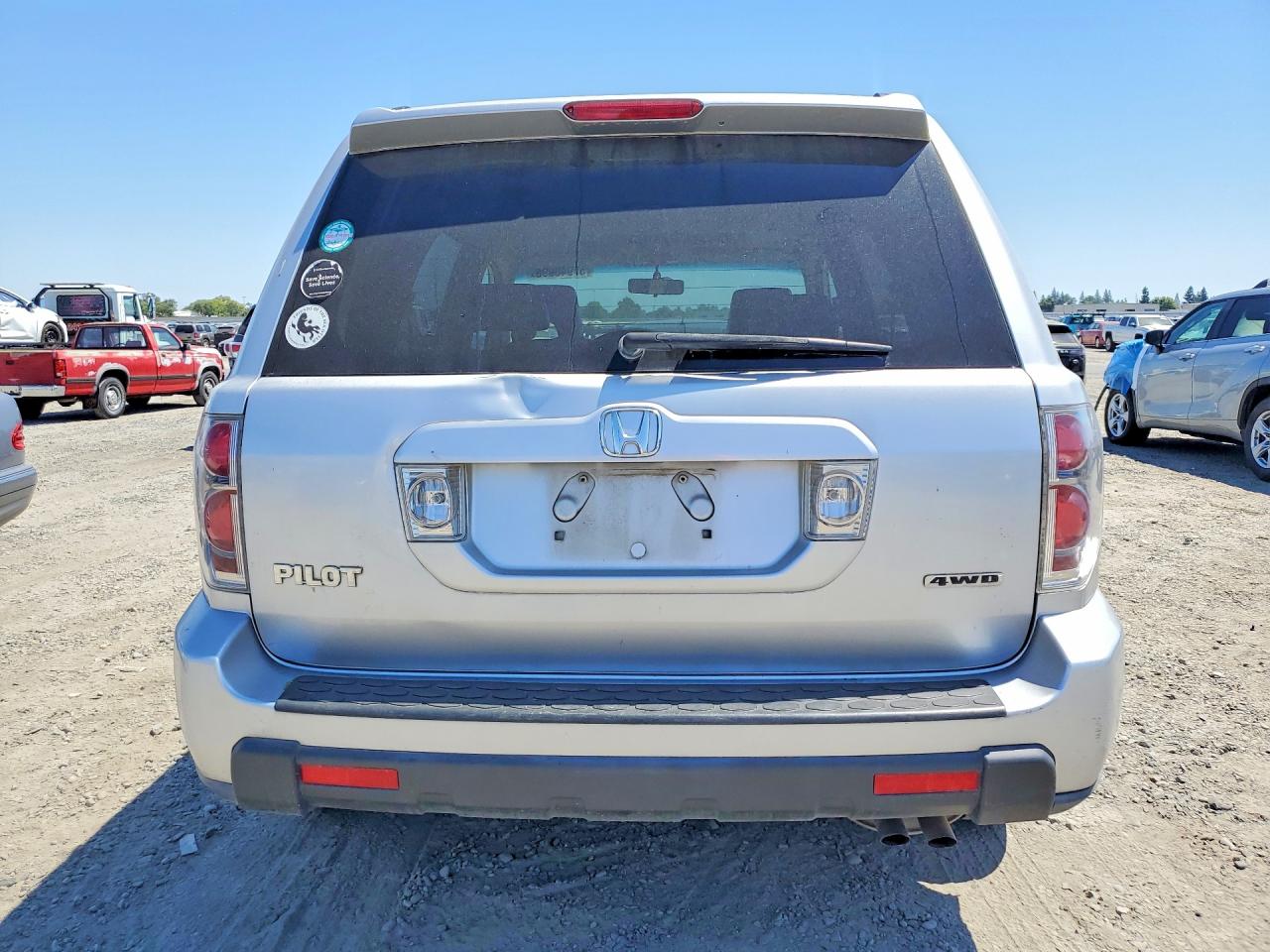 2007 Honda Pilot Exl Silver vin: 2HKYF185X7H530478