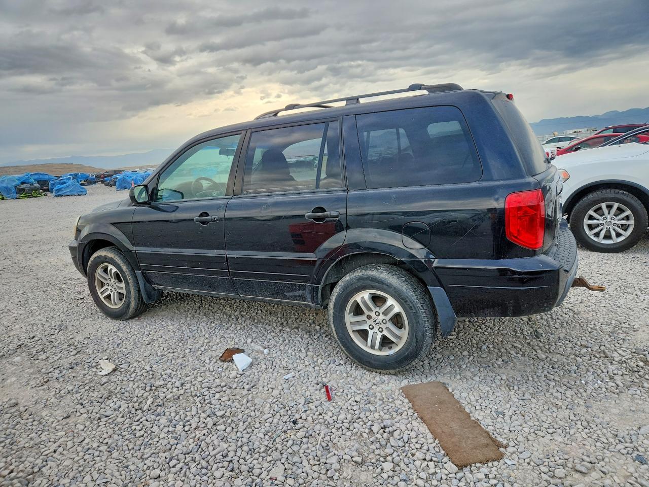 2003 Honda Pilot Exl Black vin: 2HKYF18603H533764