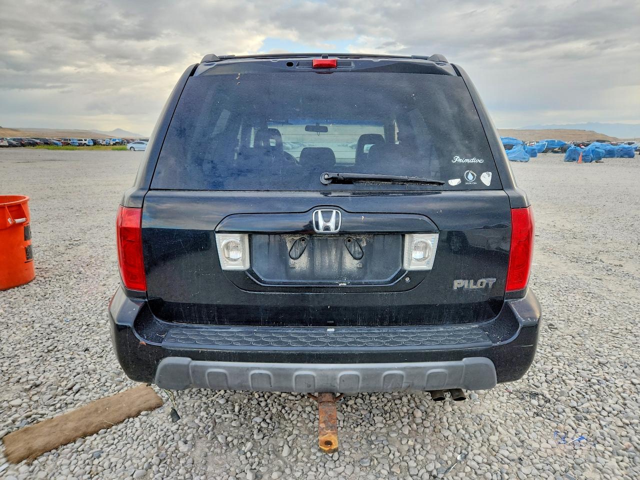 2003 Honda Pilot Exl Black vin: 2HKYF18603H533764