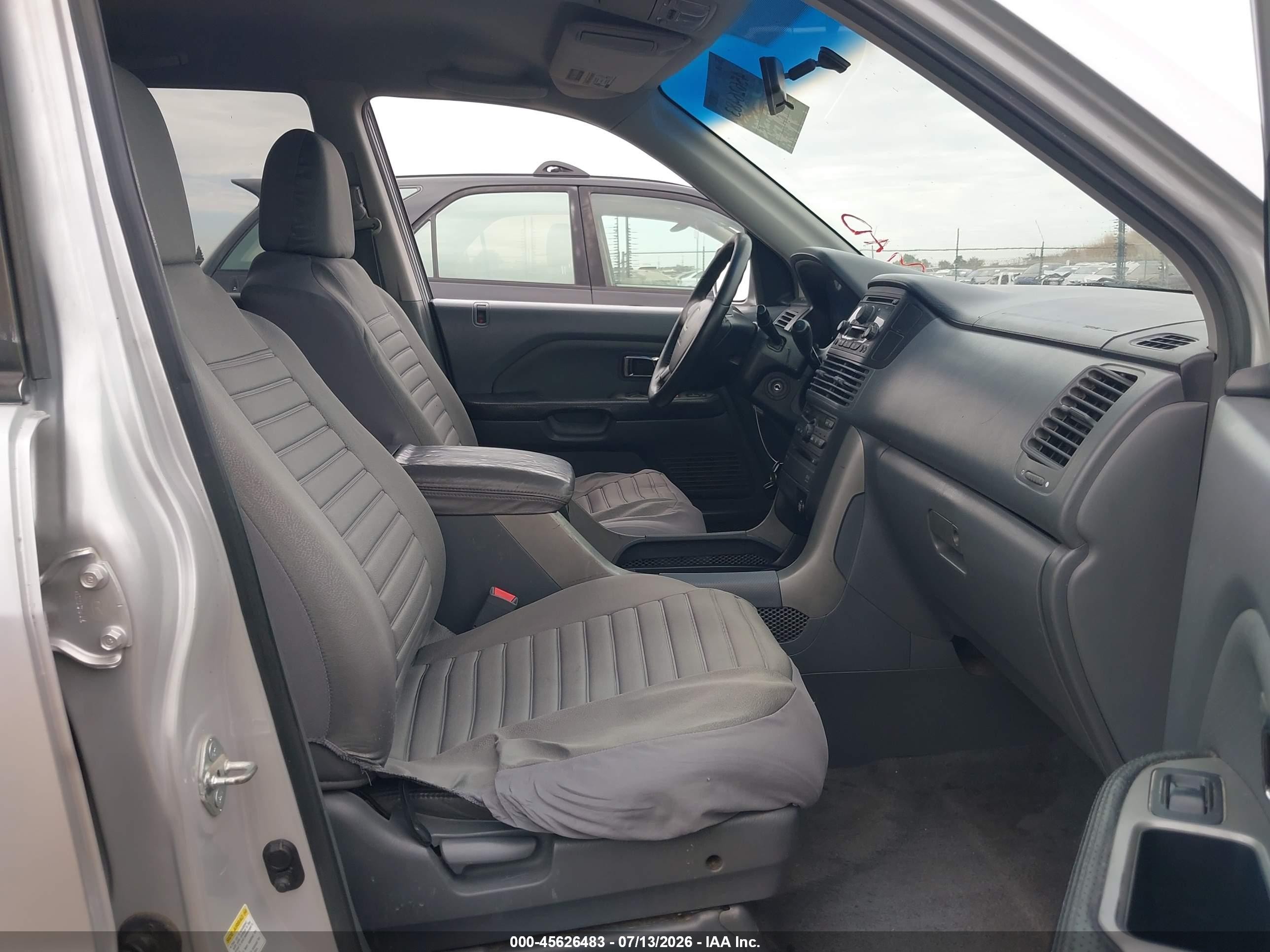 2003 Honda Pilot Ex-l Серебряный vin: 2HKYF18603H580499