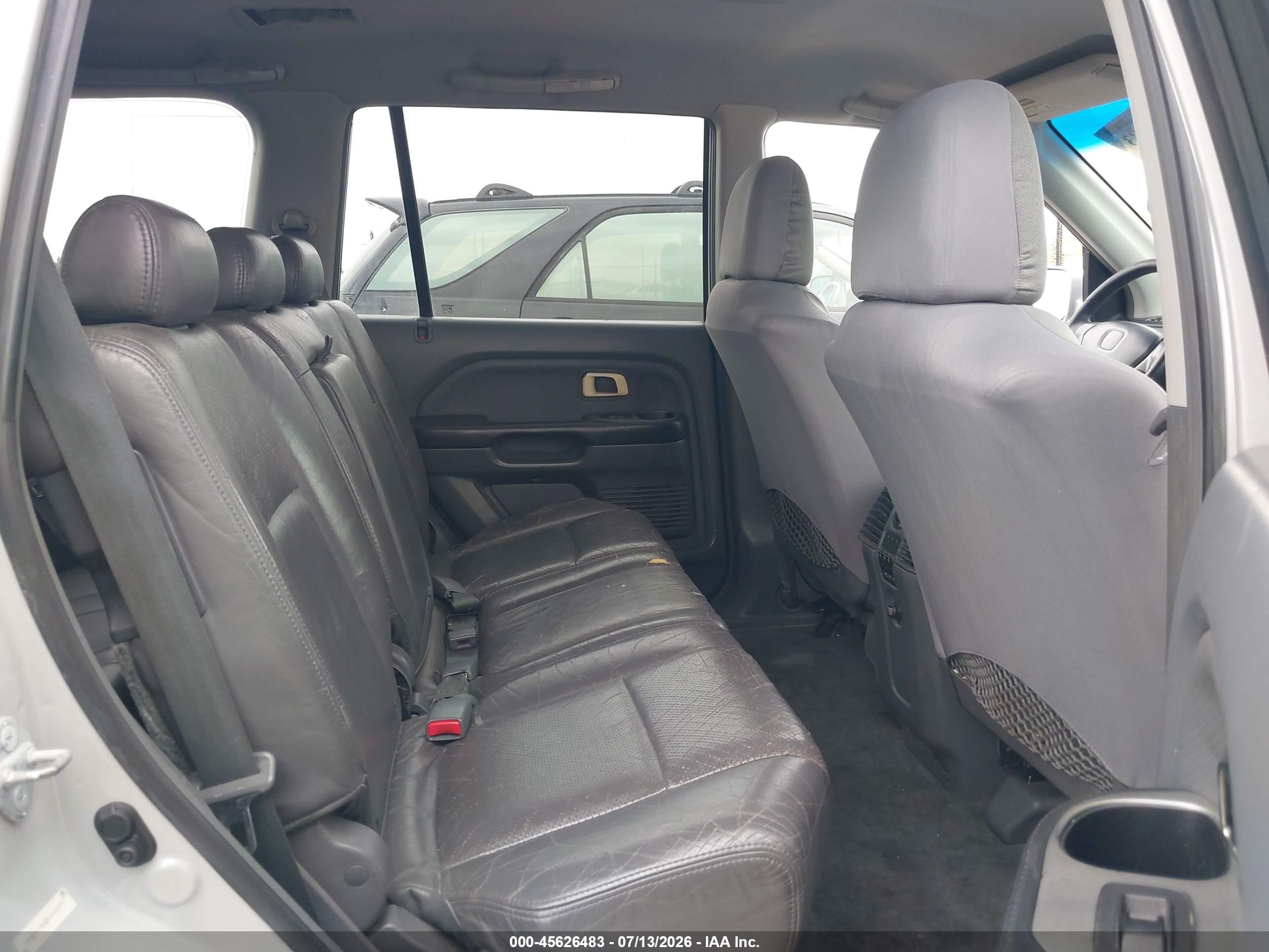 2003 Honda Pilot Ex-l Серебряный vin: 2HKYF18603H580499