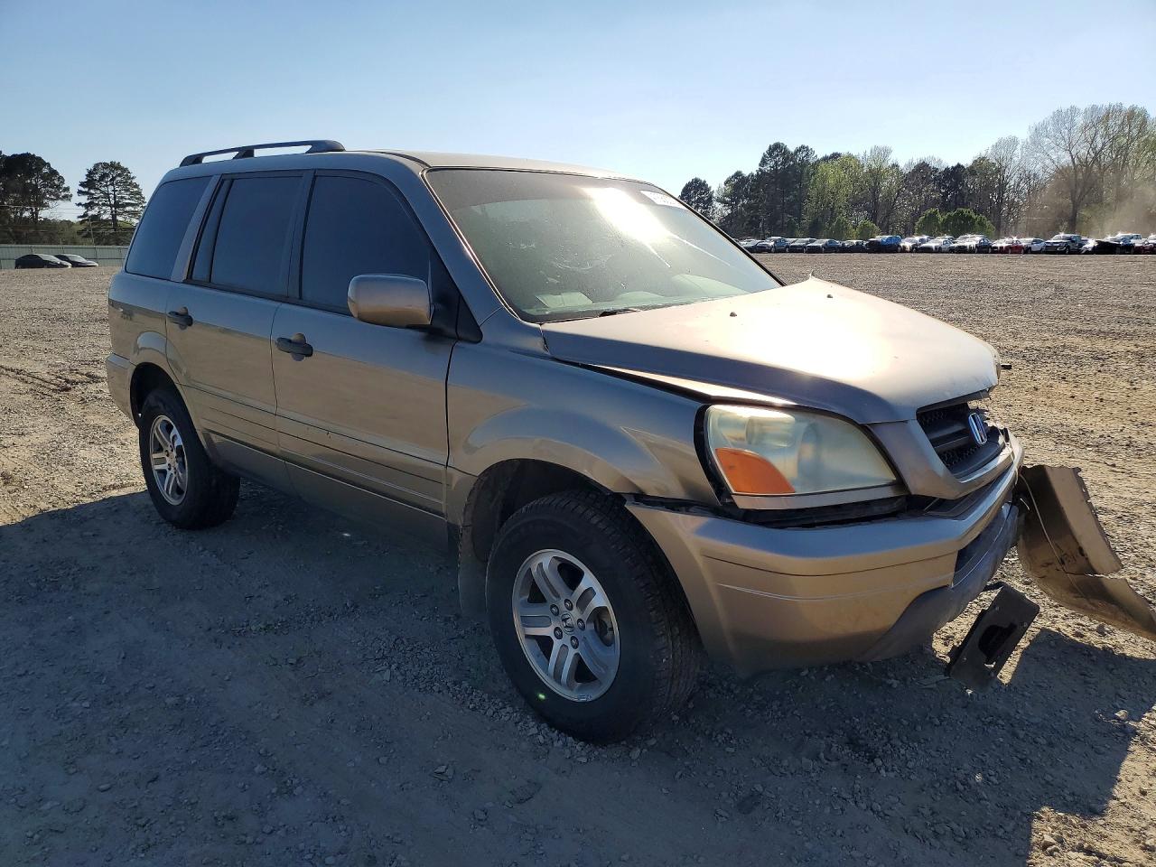 2003 Honda Pilot Exl Beige vin: 2HKYF18603H617583