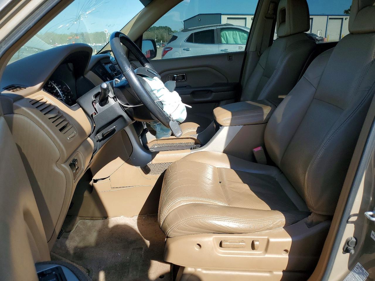 2003 Honda Pilot Exl Beige vin: 2HKYF18603H617583