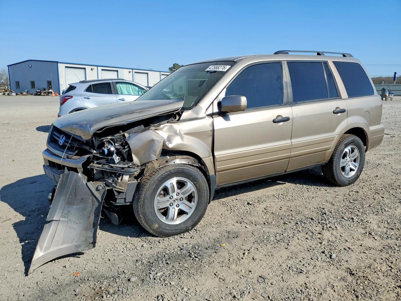 2003 Honda Pilot Exl Beige vin: 2HKYF18603H617583