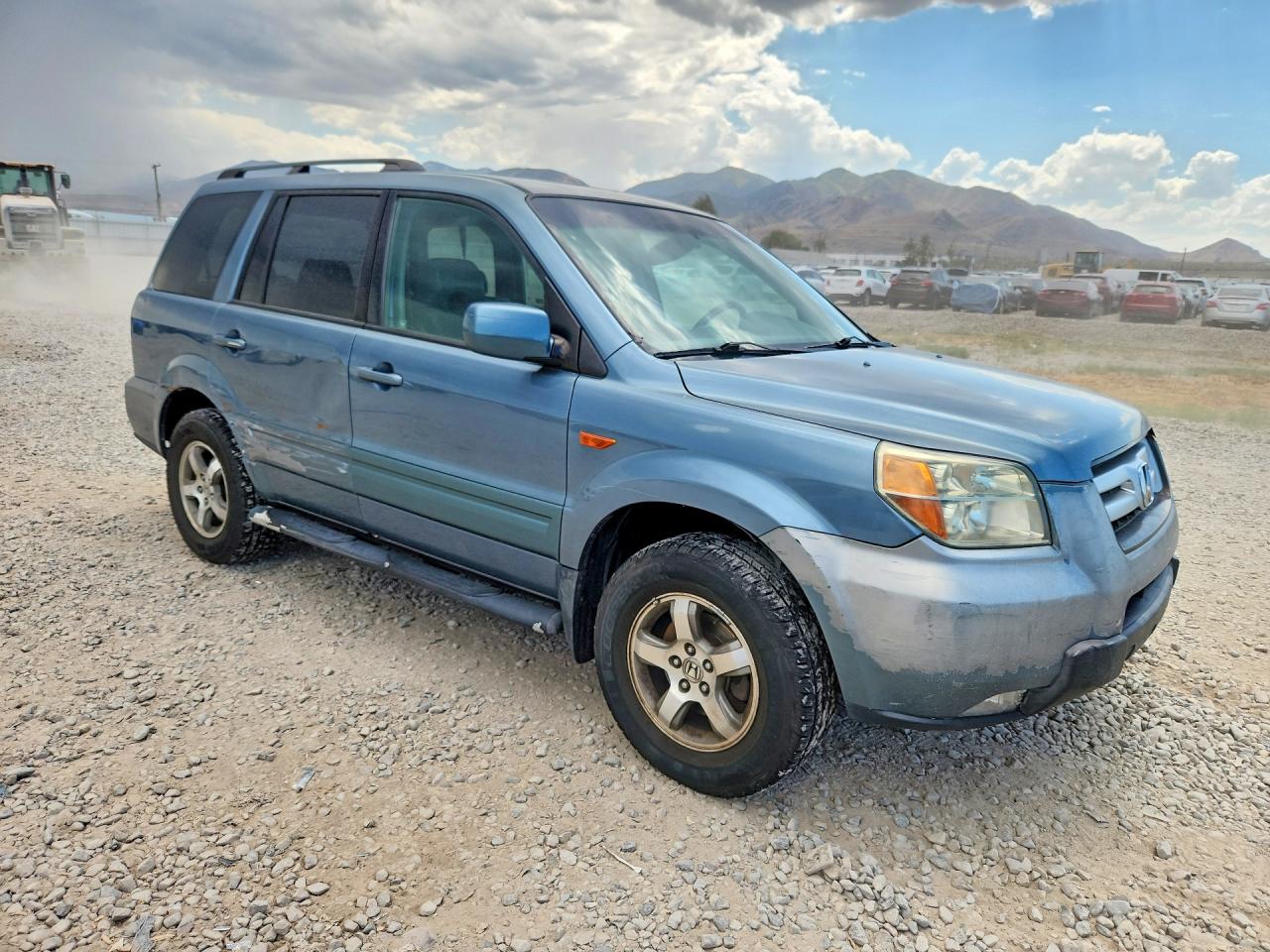 2006 Honda Pilot Ex Синий vin: 2HKYF18606H505824