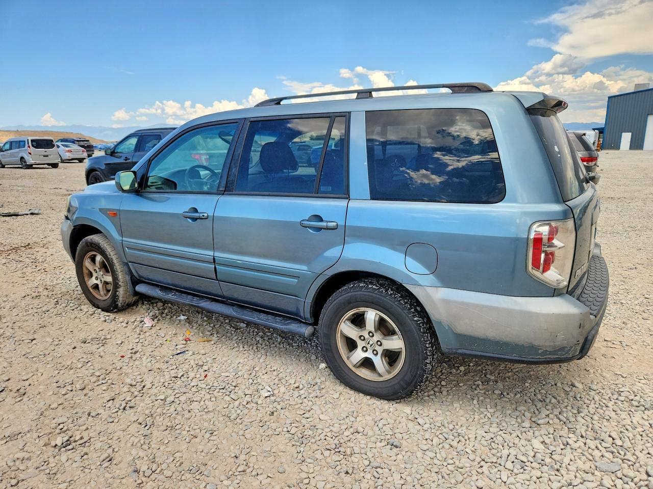 2006 Honda Pilot Ex Синий vin: 2HKYF18606H505824