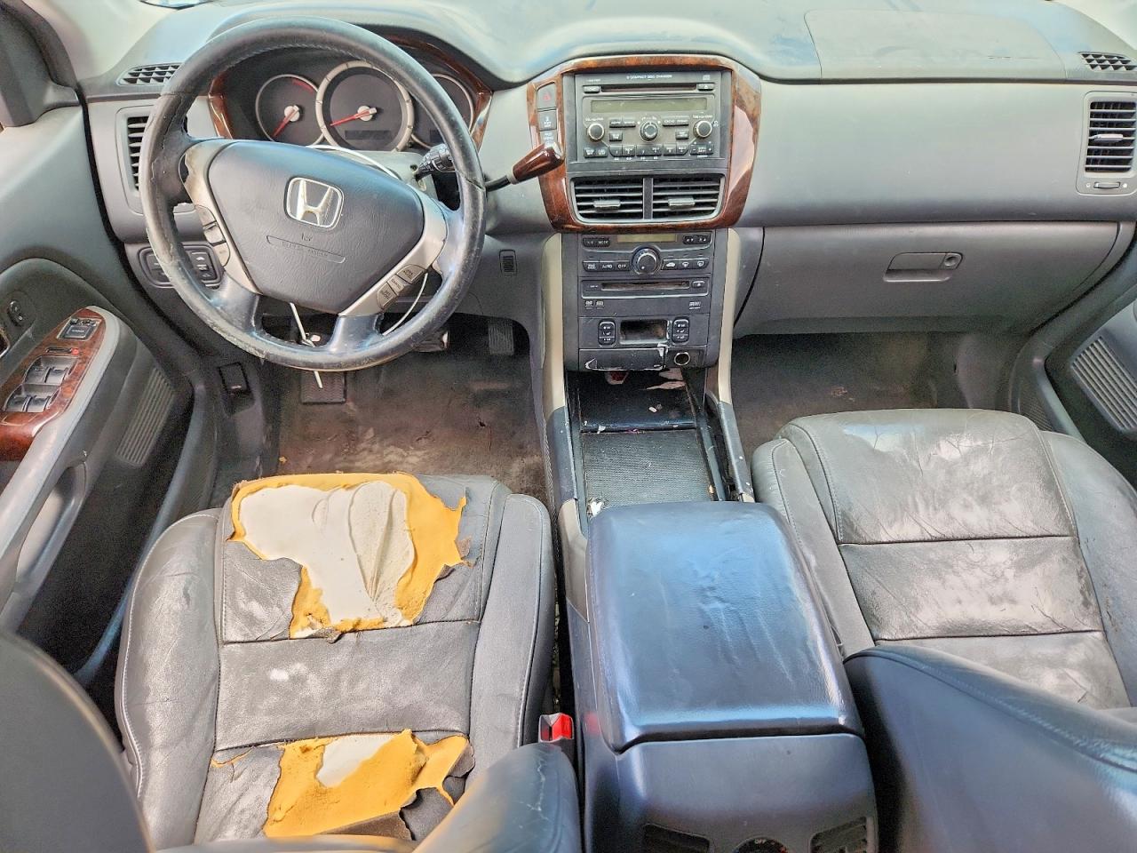 2006 Honda Pilot Ex Синий vin: 2HKYF18606H505824