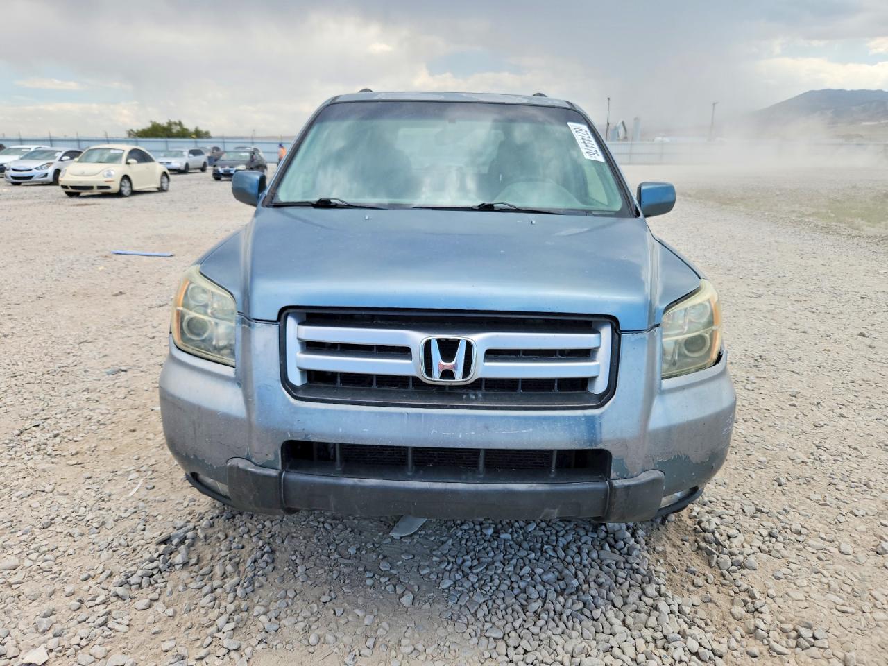 2006 Honda Pilot Ex Синий vin: 2HKYF18606H505824