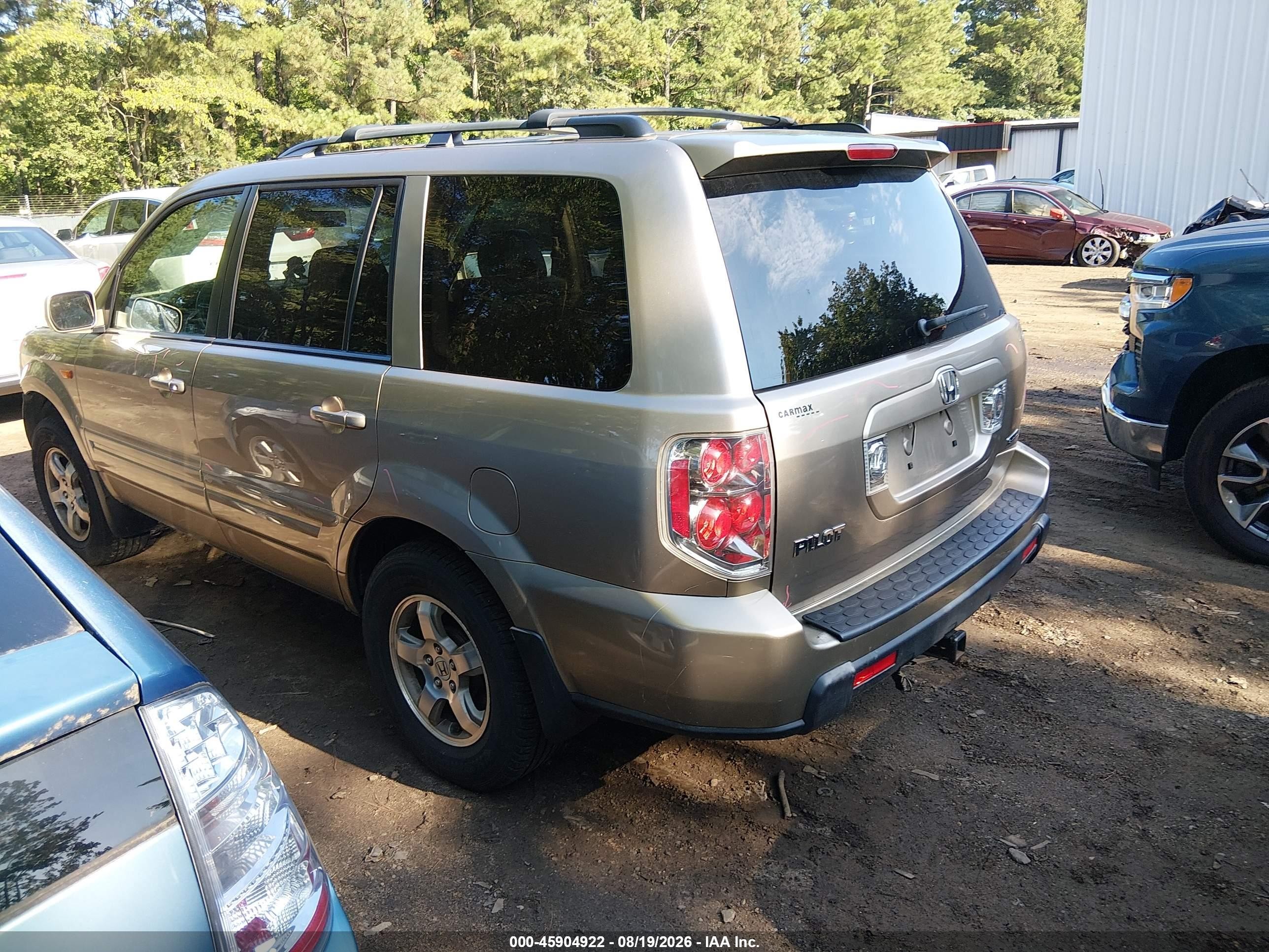 2006 Honda Pilot Ex-l Золотой vin: 2HKYF18606H536040