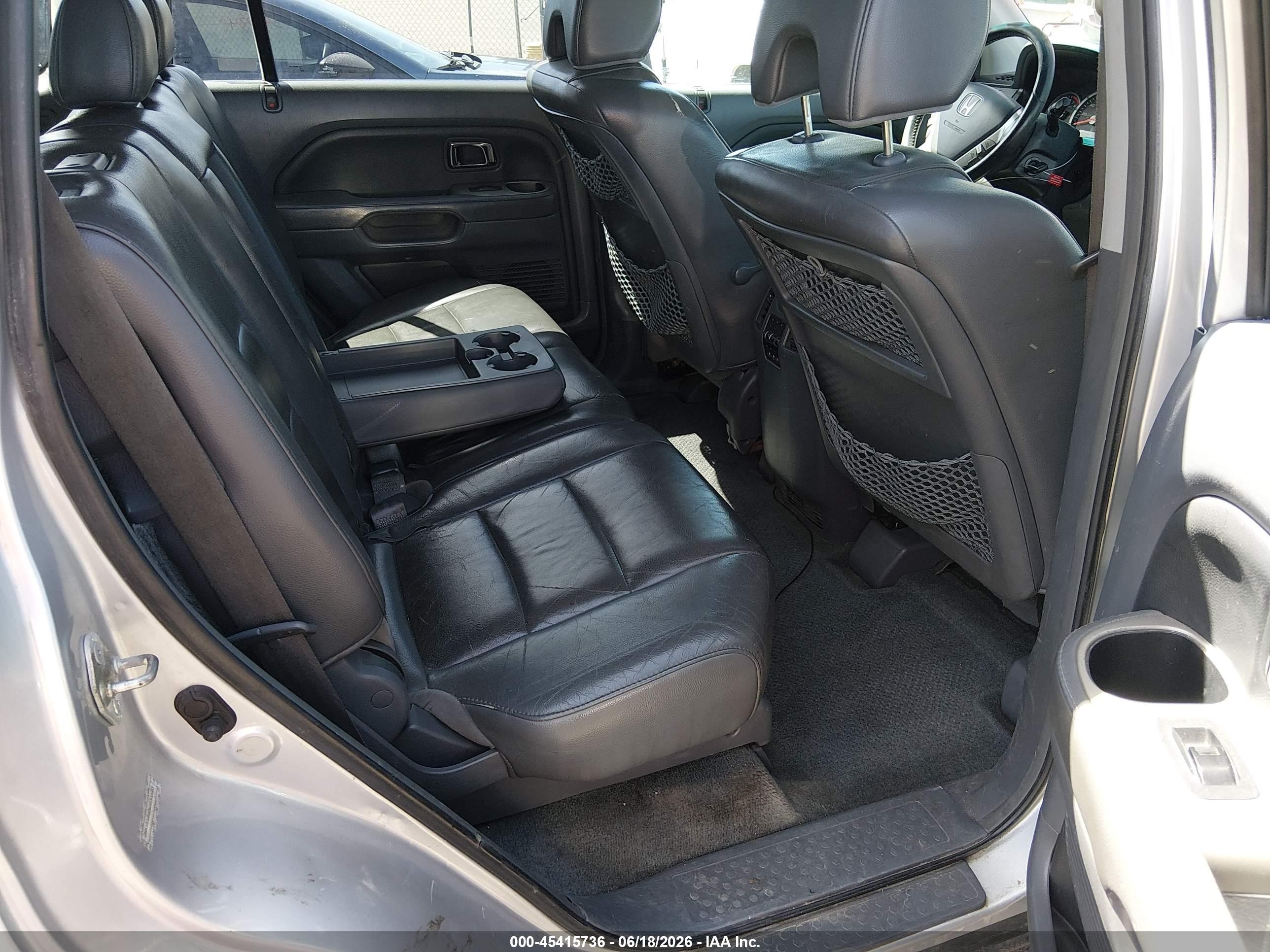 2006 Honda Pilot Ex-l Серебряный vin: 2HKYF18606H551623