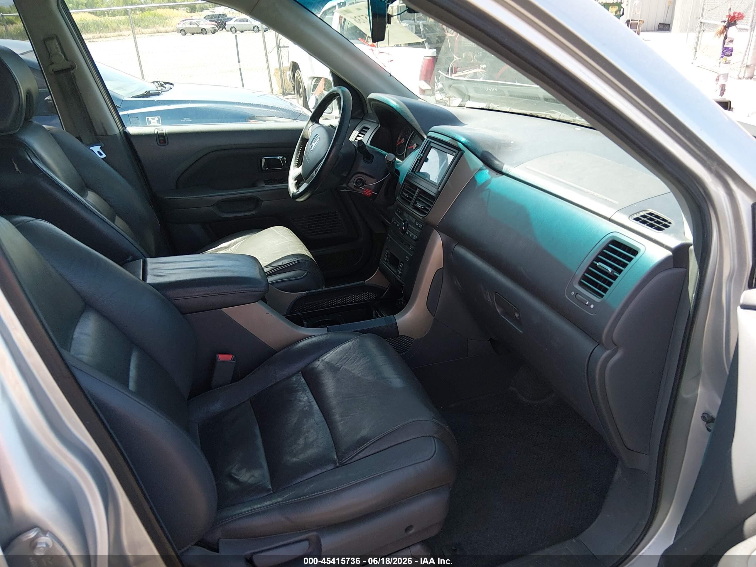 2006 Honda Pilot Ex-l Серебряный vin: 2HKYF18606H551623