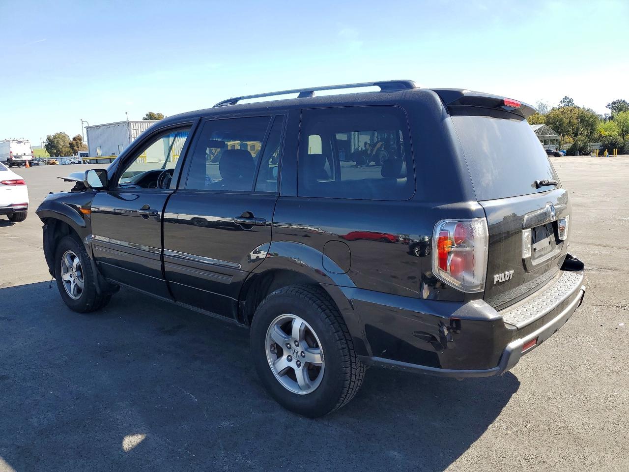 2007 Honda Pilot Exl Черный vin: 2HKYF18607H512791