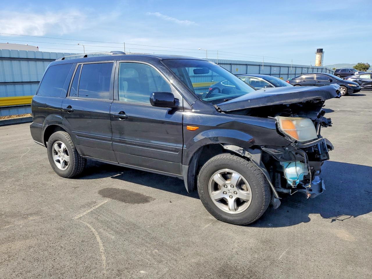 2007 Honda Pilot Exl Черный vin: 2HKYF18607H512791