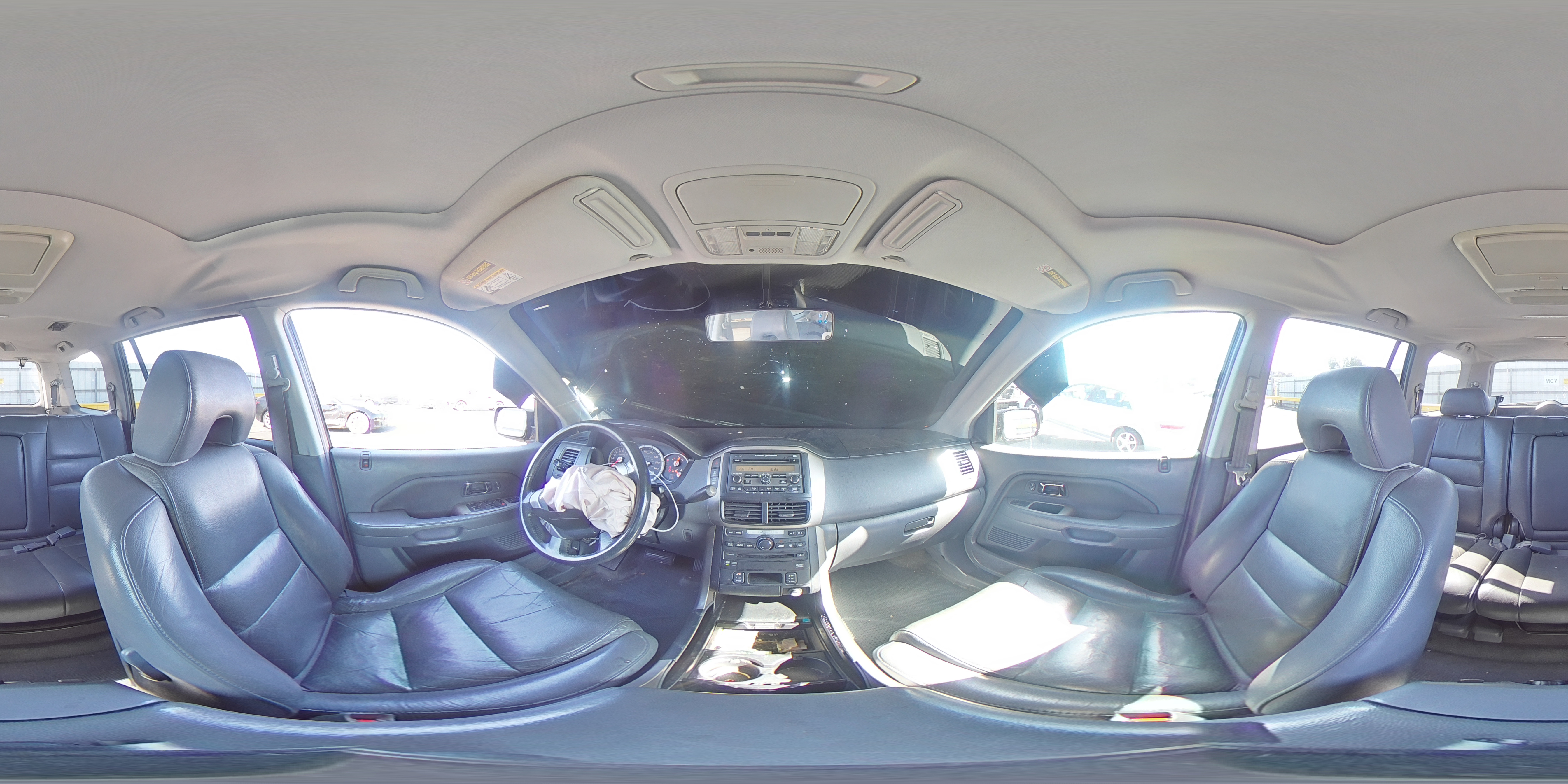 2007 Honda Pilot Exl Черный vin: 2HKYF18607H512791