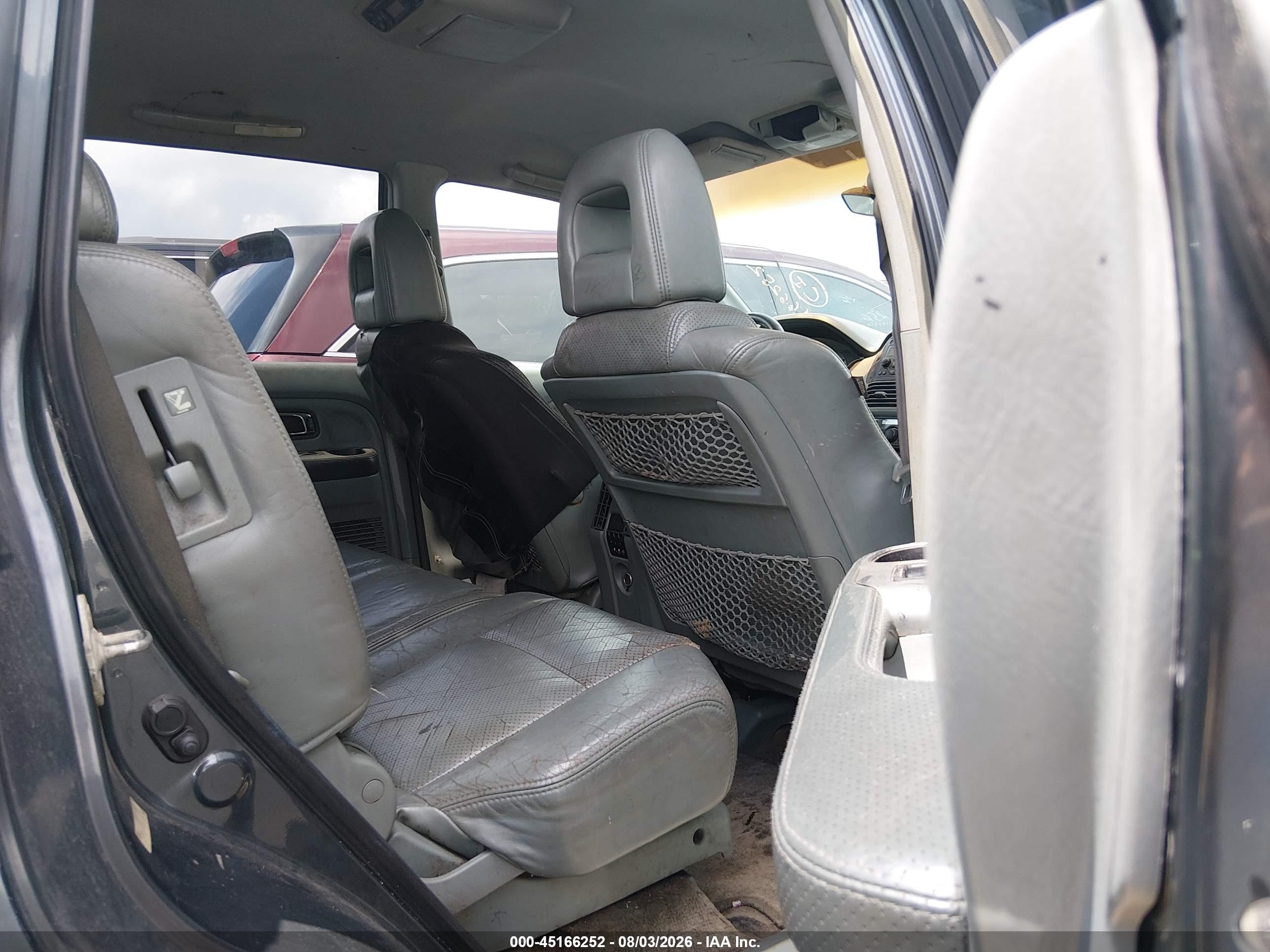 2004 Honda Pilot Ex-l Gray vin: 2HKYF18614H509264