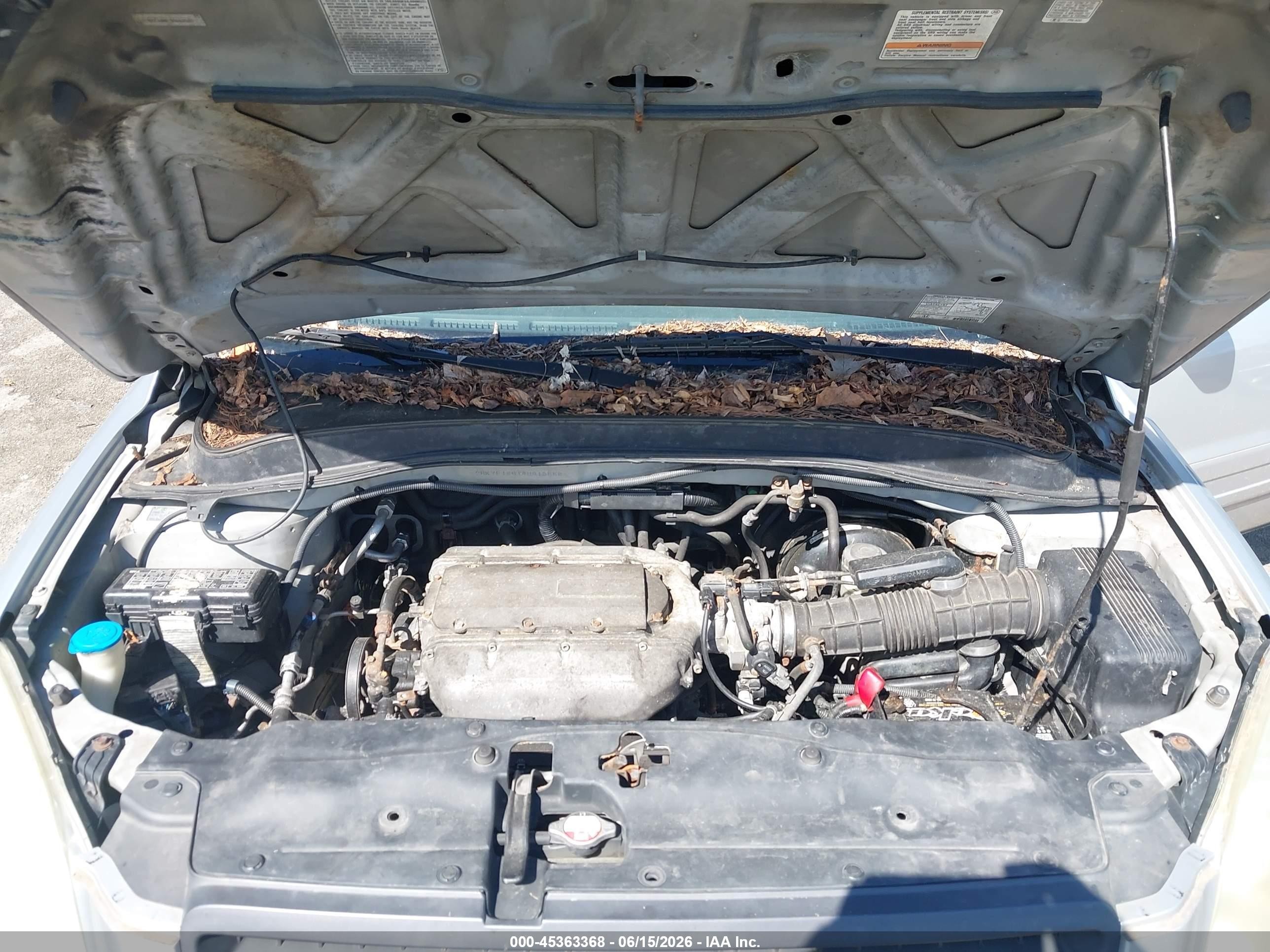 2004 Honda Pilot Ex-l Silver vin: 2HKYF18614H613558