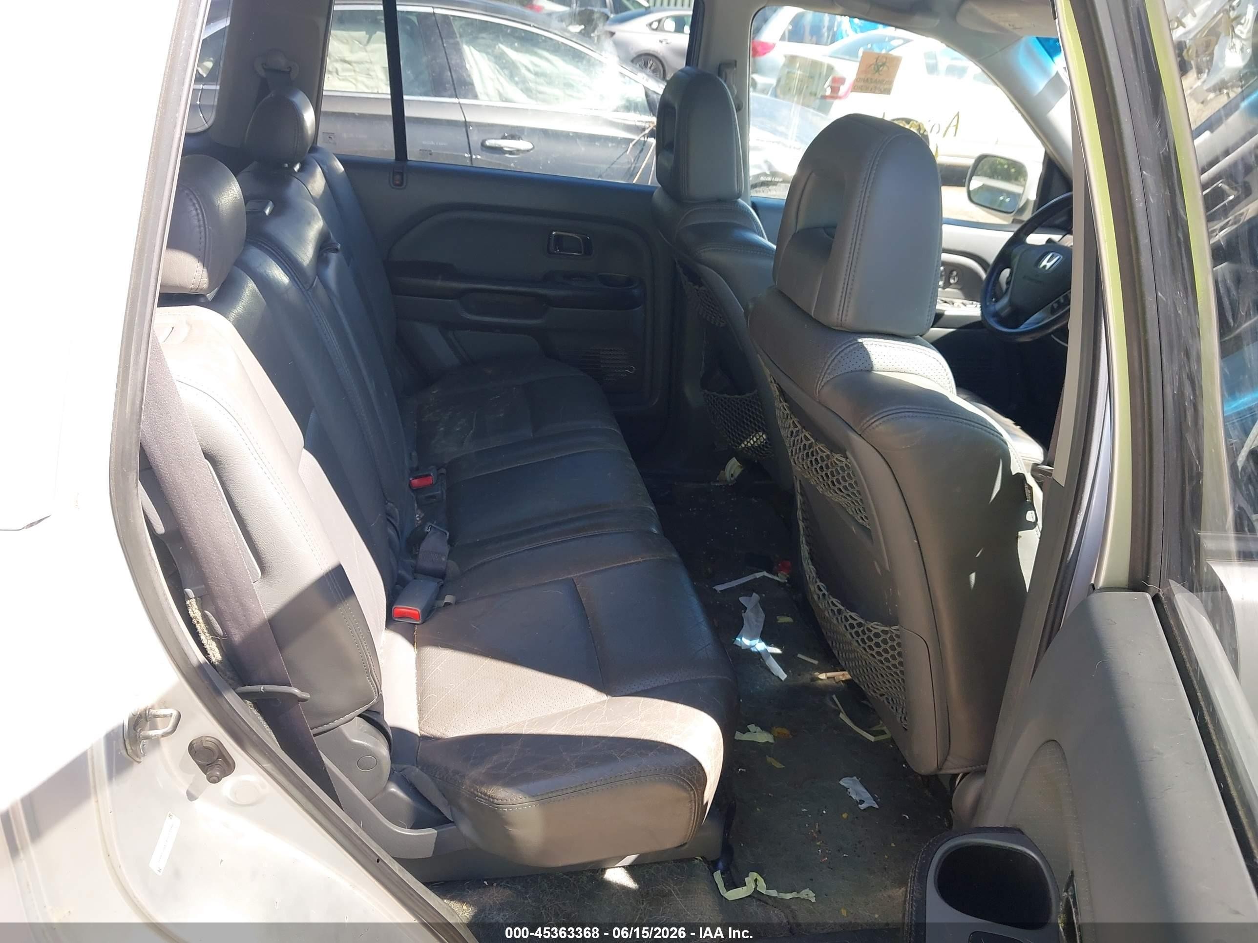 2004 Honda Pilot Ex-l Silver vin: 2HKYF18614H613558