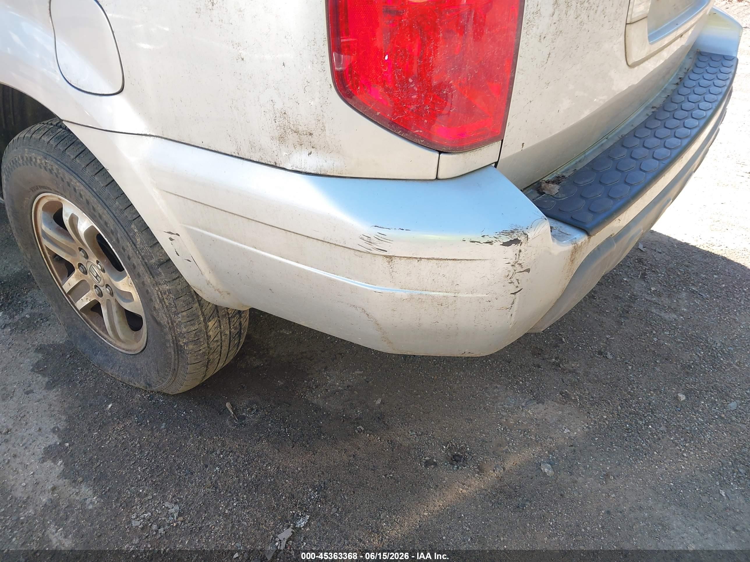 2004 Honda Pilot Ex-l Silver vin: 2HKYF18614H613558