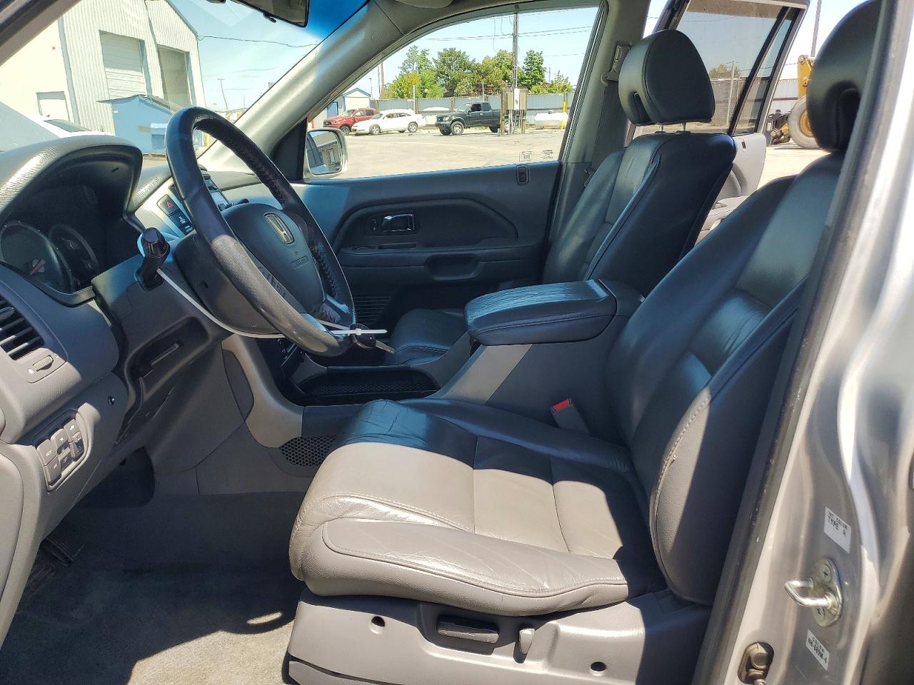 2006 Honda Pilot Ex Silver vin: 2HKYF18616H505993