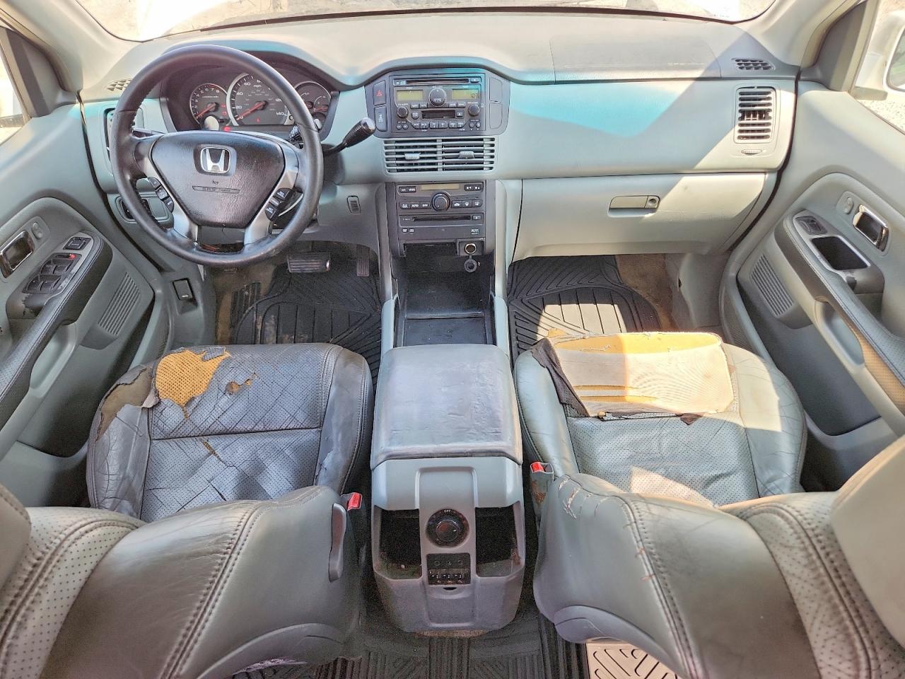 2003 Honda Pilot Exl White vin: 2HKYF18623H556964
