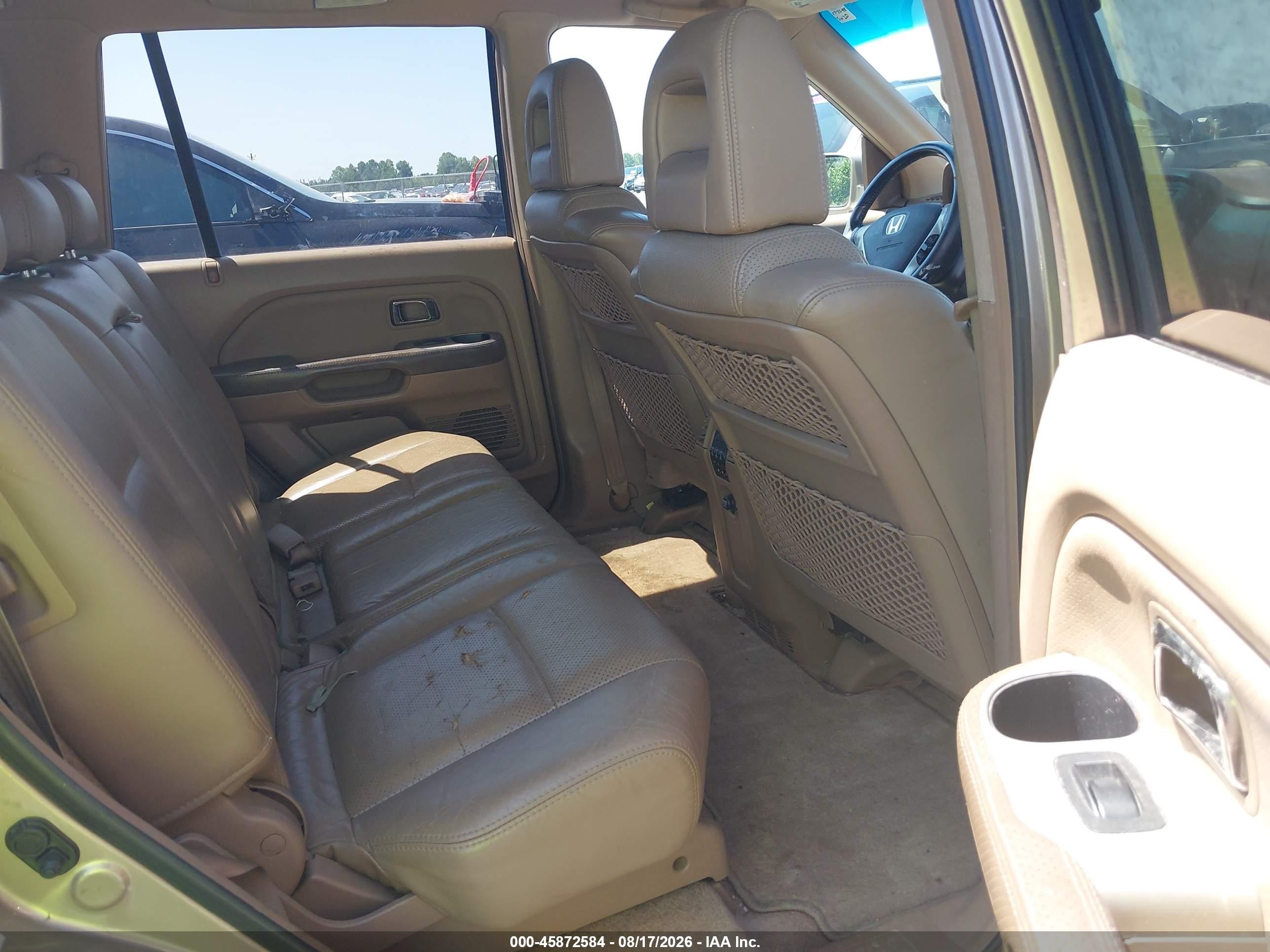 2004 Honda Pilot Ex-l Золотой vin: 2HKYF18624H508480