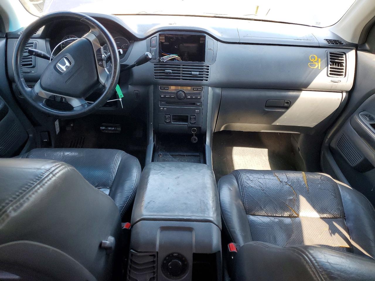 2004 Honda Pilot Blue vin: 2HKYF18624H536621