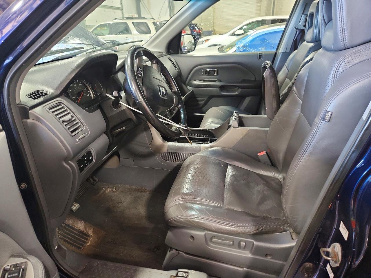 2004 Honda Pilot Exl Blue vin: 2HKYF18624H567464