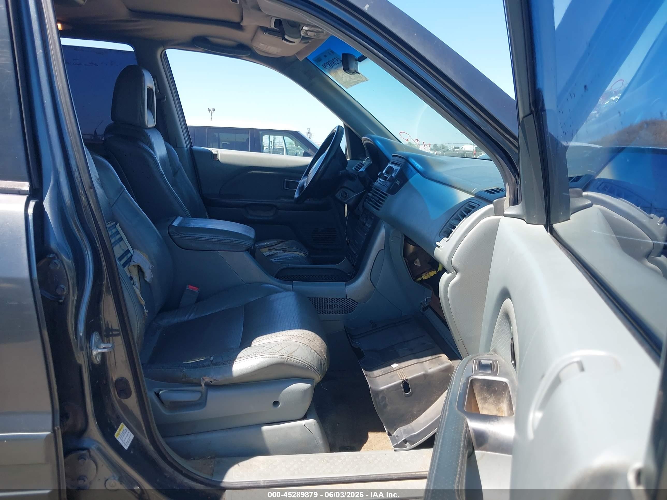 2005 Honda Pilot Ex-l Серый vin: 2HKYF18625H550519