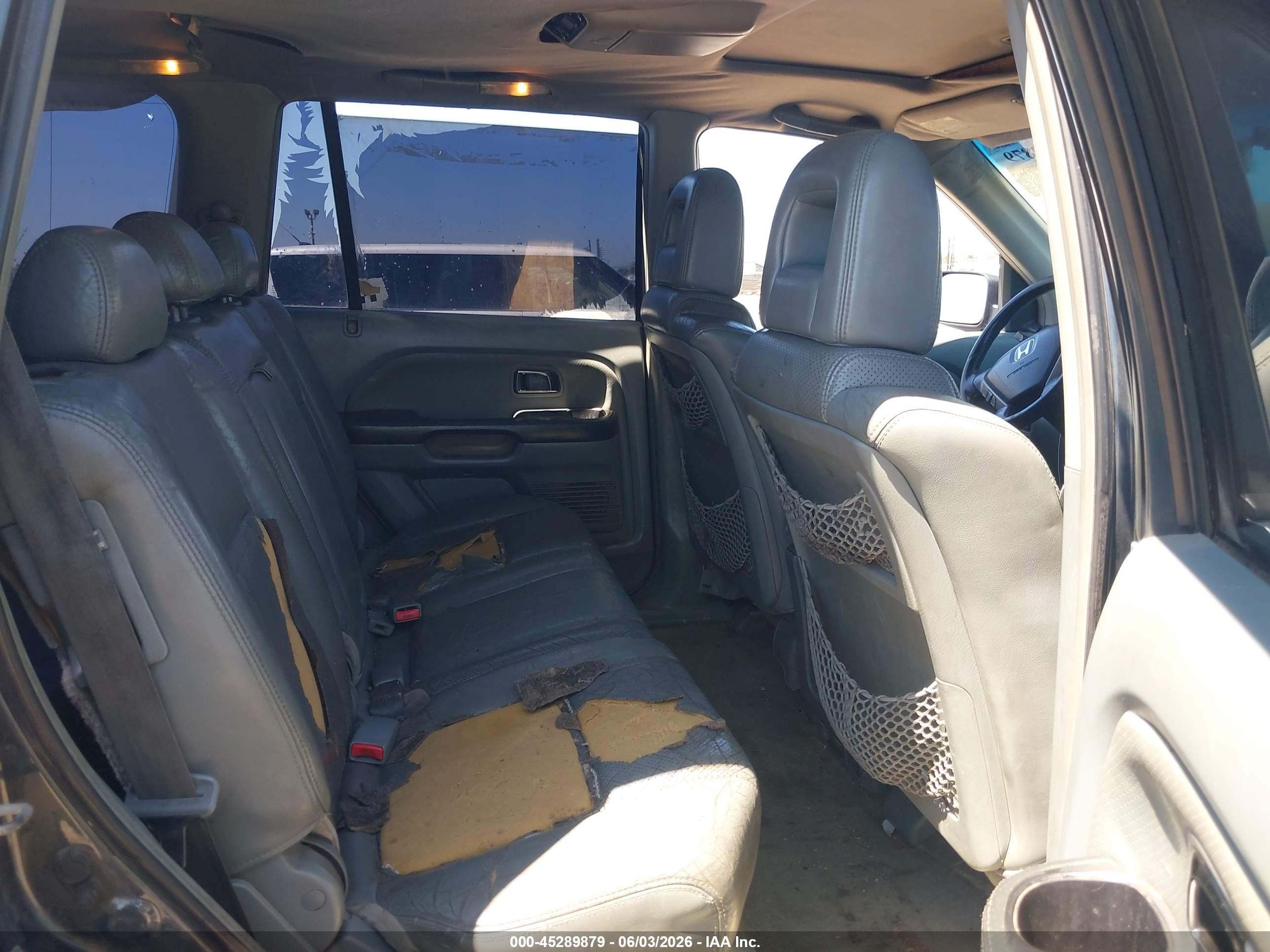 2005 Honda Pilot Ex-l Серый vin: 2HKYF18625H550519