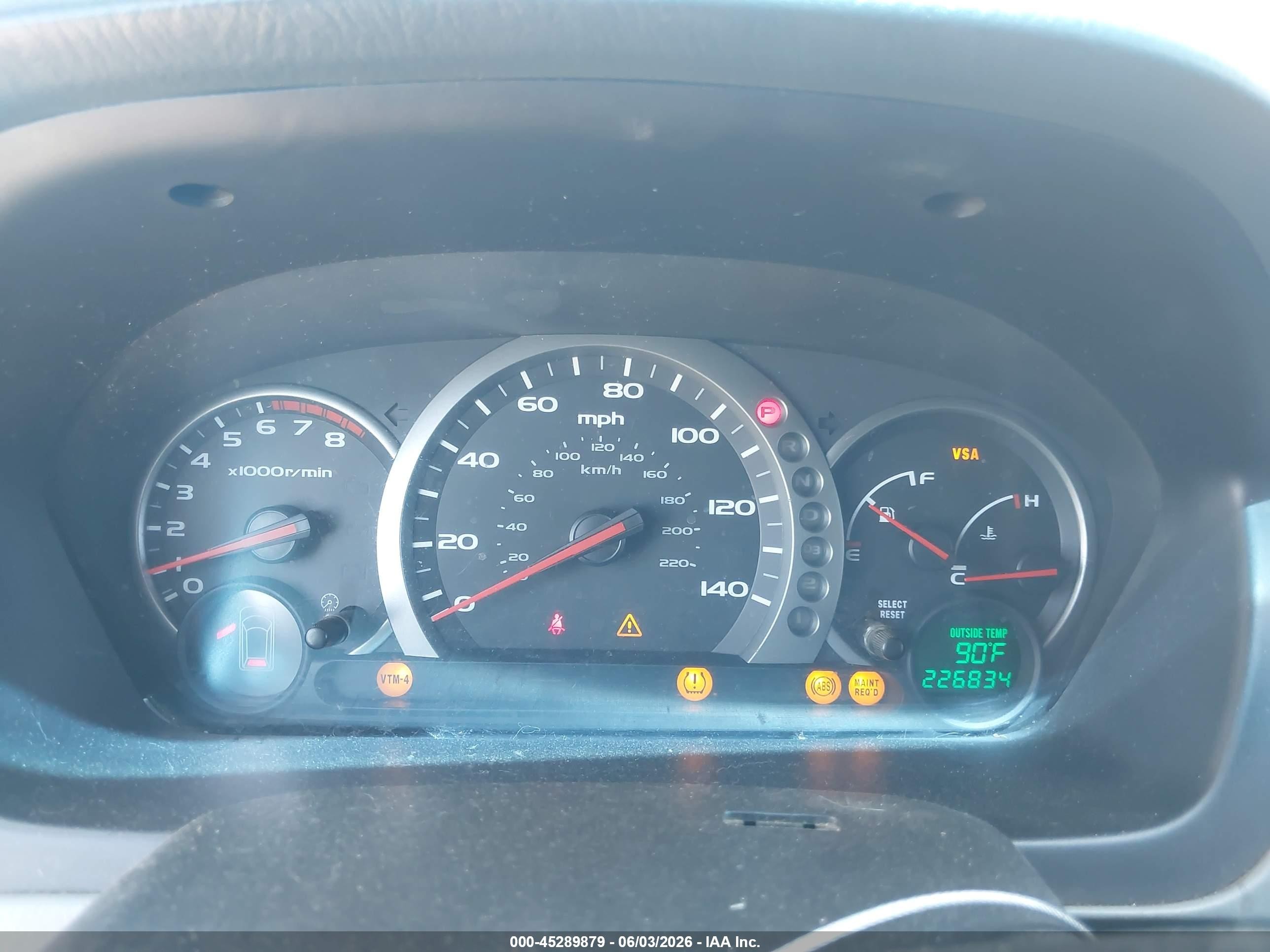 2005 Honda Pilot Ex-l Серый vin: 2HKYF18625H550519